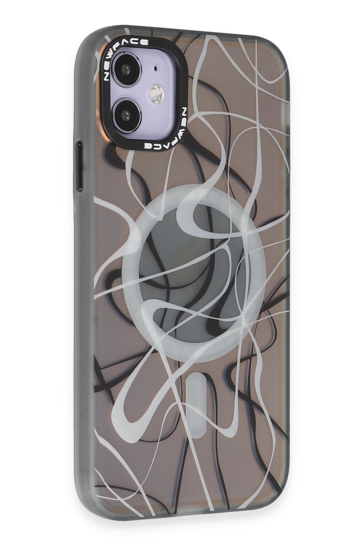 Newface iPhone 11 Kılıf Montreal Yüzüklü Silikon Kapak - Sarı