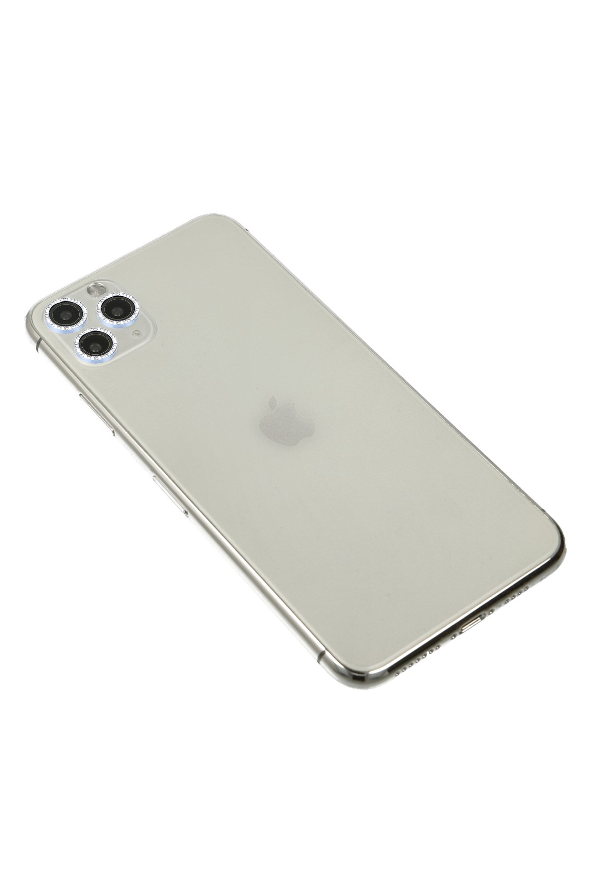 Newface iPhone 11 Pro Max Kılıf Montreal Yüzüklü Silikon Kapak - Buz Mavi