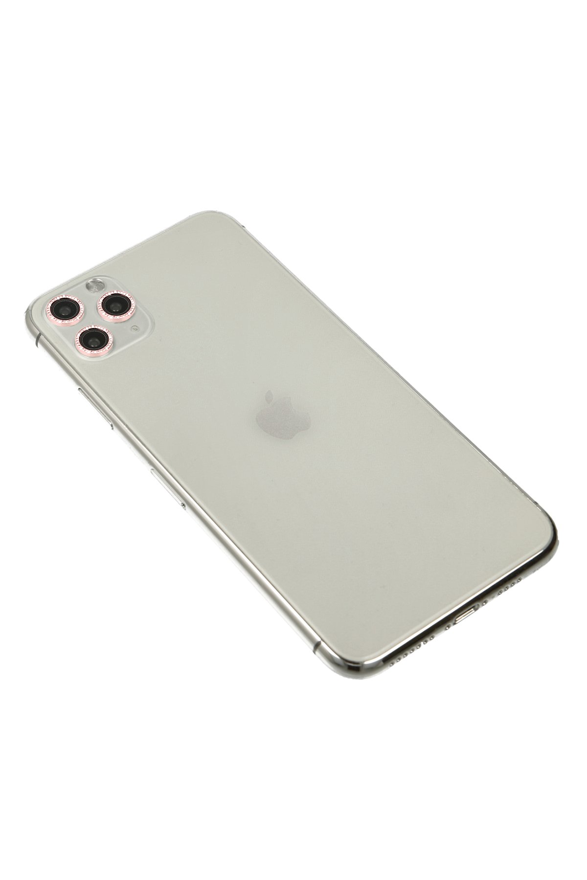 Newface iPhone 11 Pro Max Metal Kamera Lens Koruma Cam - Kırmızı