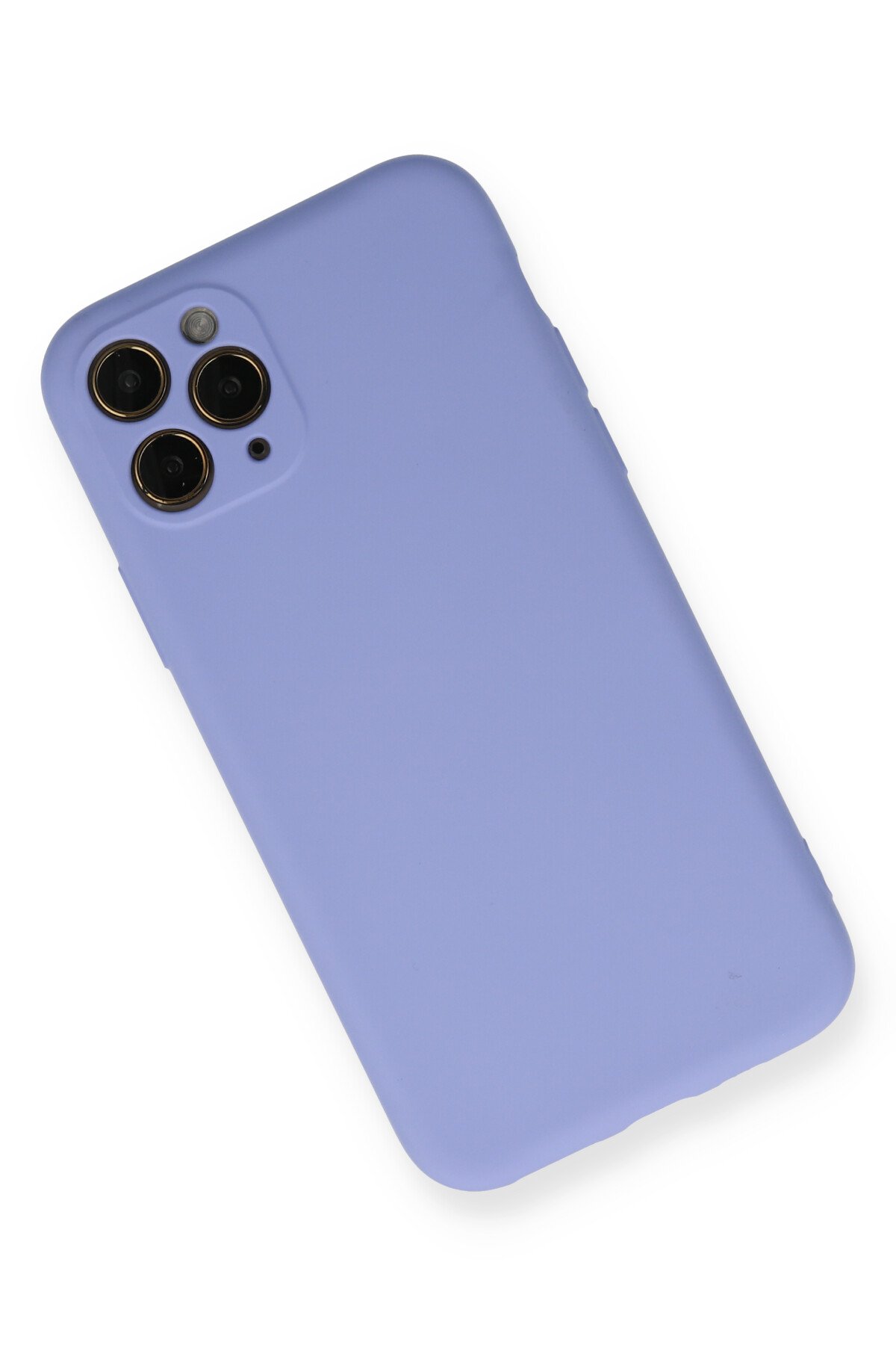 Newface iPhone 11 Pro Kılıf Palm Buzlu Kamera Sürgülü Silikon - Lila