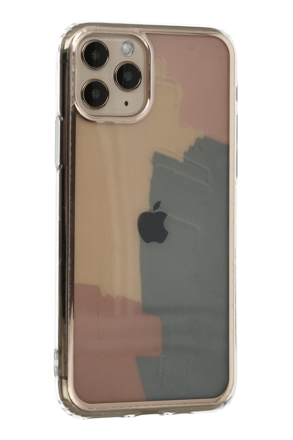 Newface iPhone 11 Pro Kılıf Sofya Yüzüklü Silikon Kapak - Lacivert