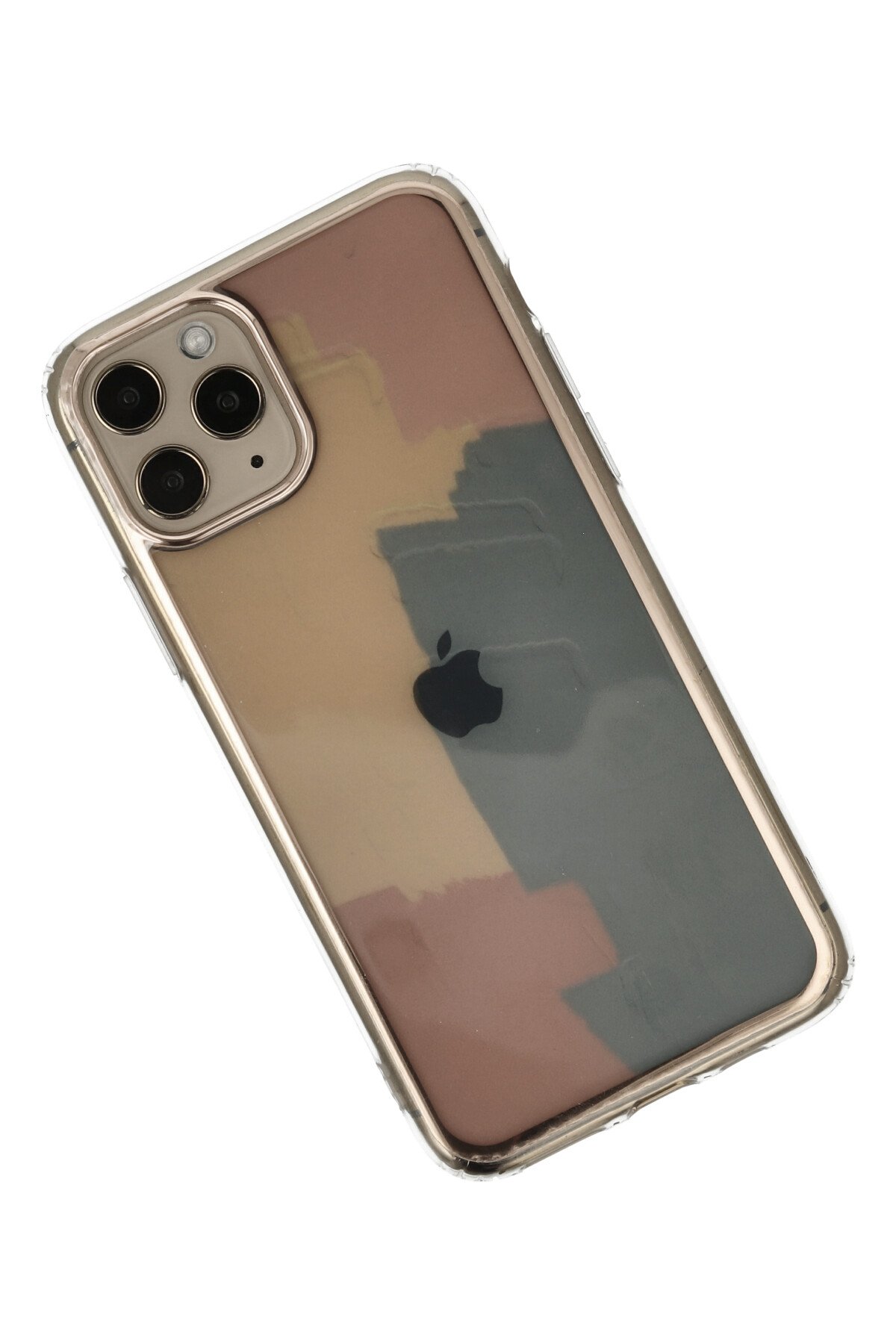 Newface iPhone 11 Pro Kılıf Sofya Yüzüklü Silikon Kapak - Lacivert