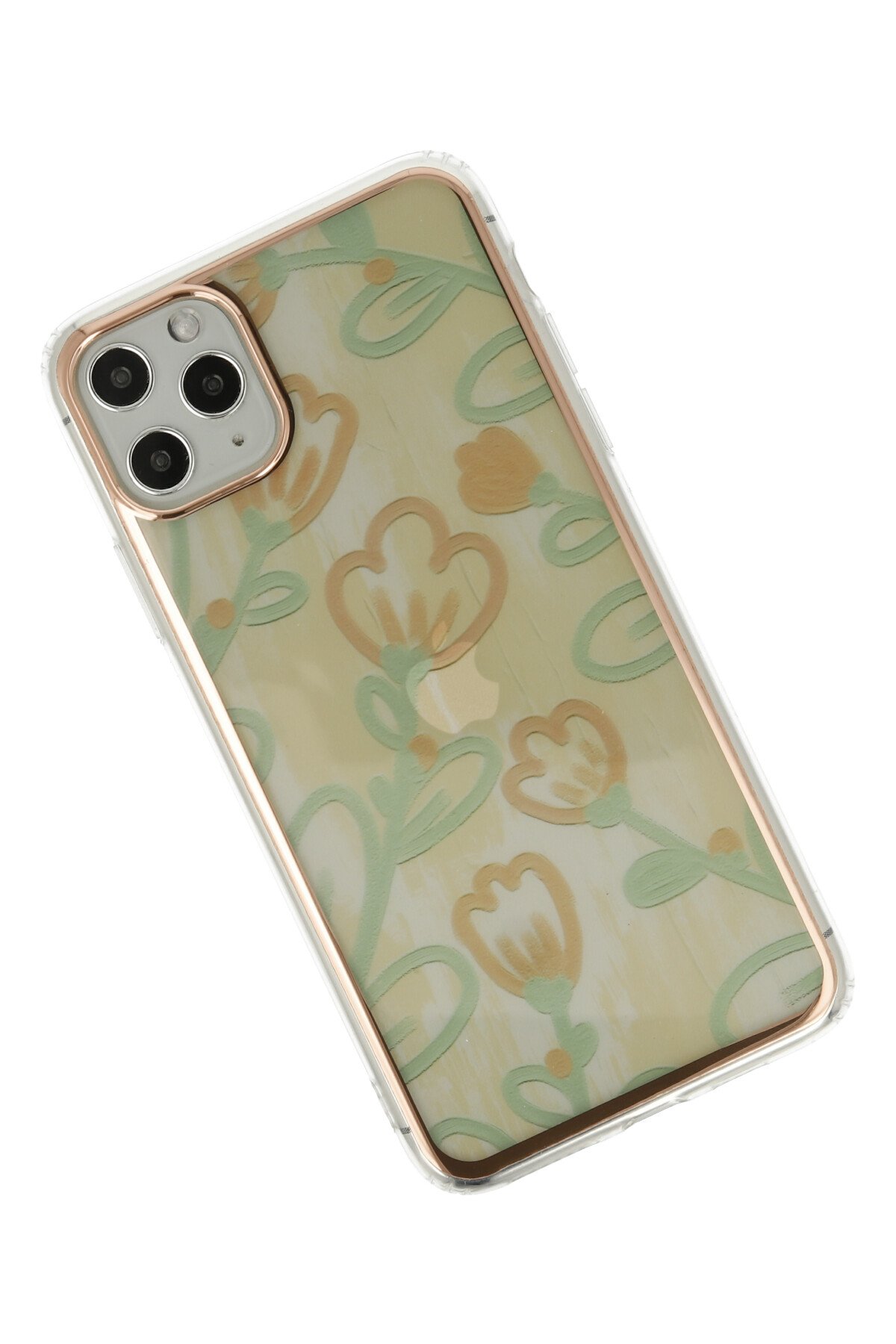 Newface iPhone 11 Pro Kılıf Platin Kamera Koruma Silikon - Pembe