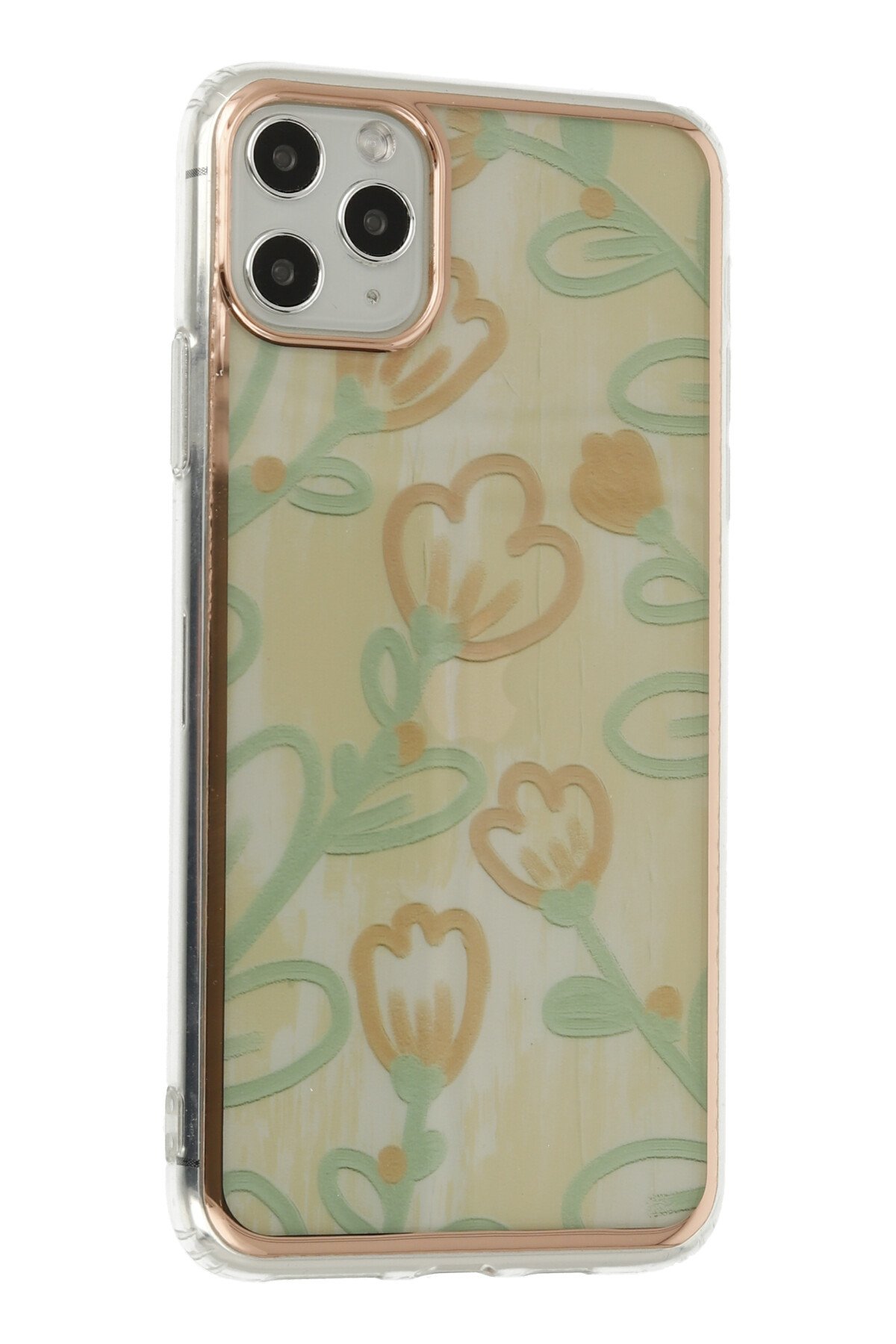 Newface iPhone 11 Pro Kılıf Platin Kamera Koruma Silikon - Pembe