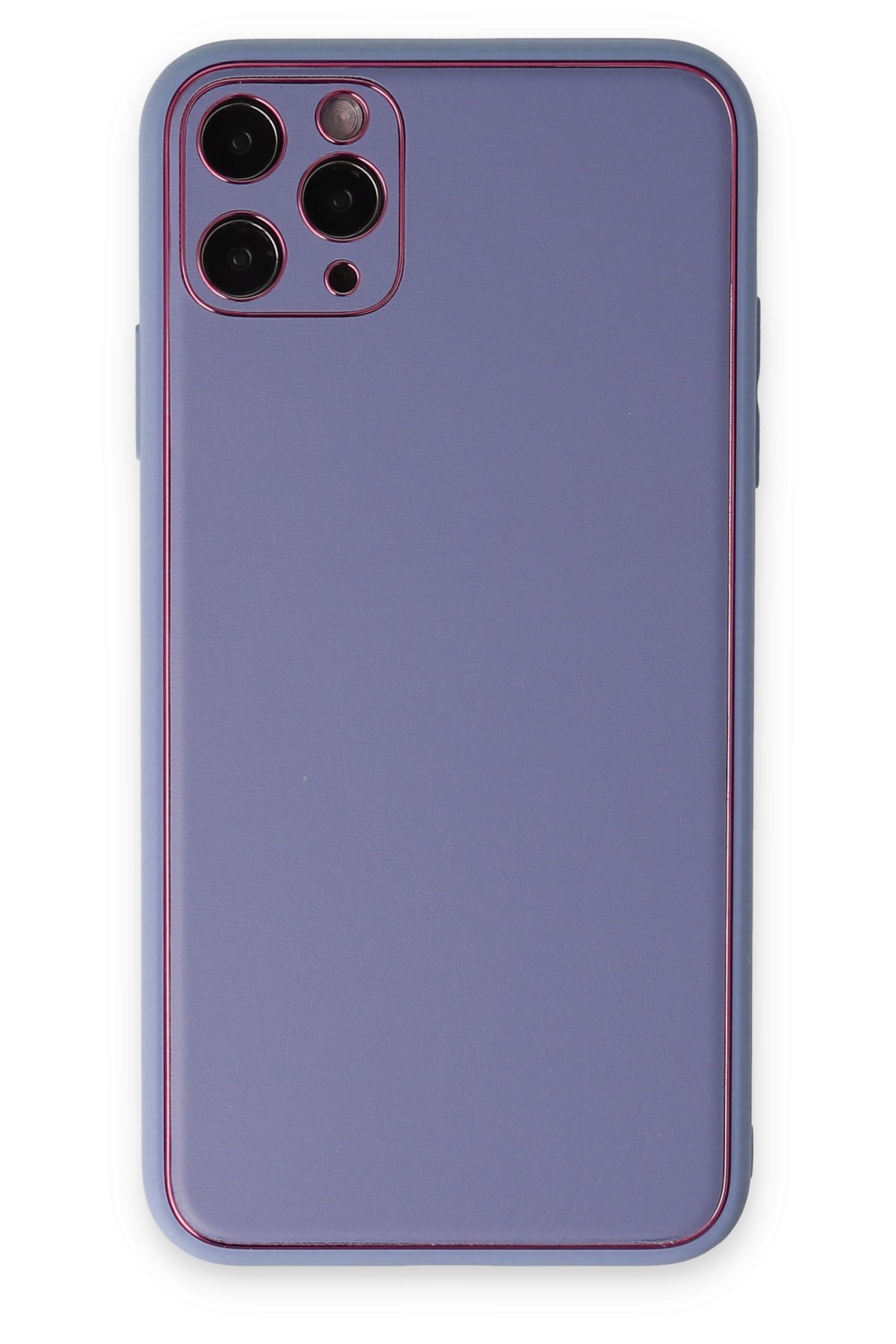 Newface iPhone 11 Pro Kılıf Razer Lensli Silikon - Mor