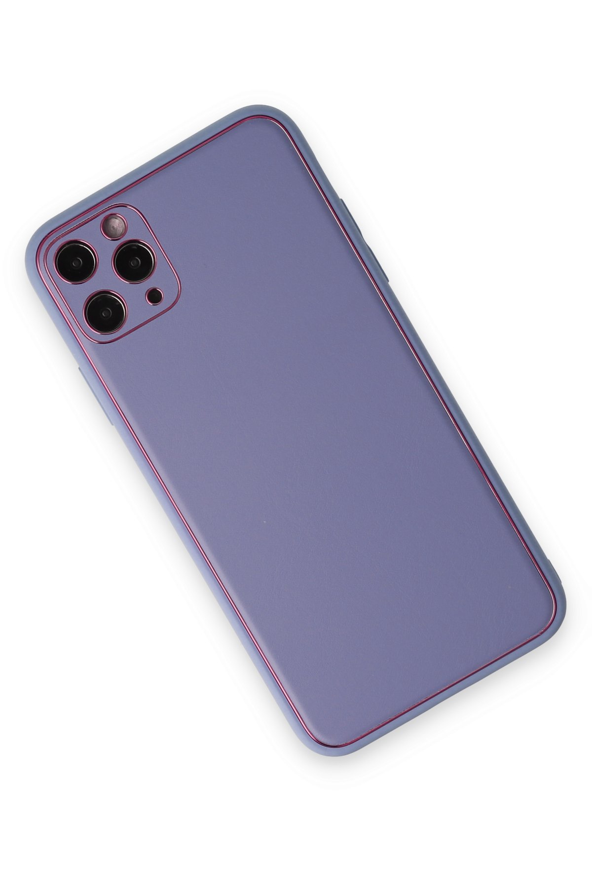 Newface iPhone 11 Pro Kılıf Razer Lensli Silikon - Mor