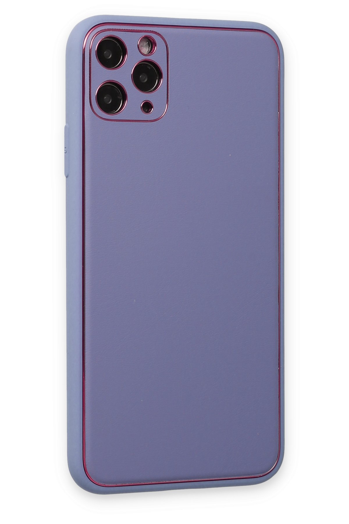Newface iPhone 11 Pro Kılıf Razer Lensli Silikon - Mor