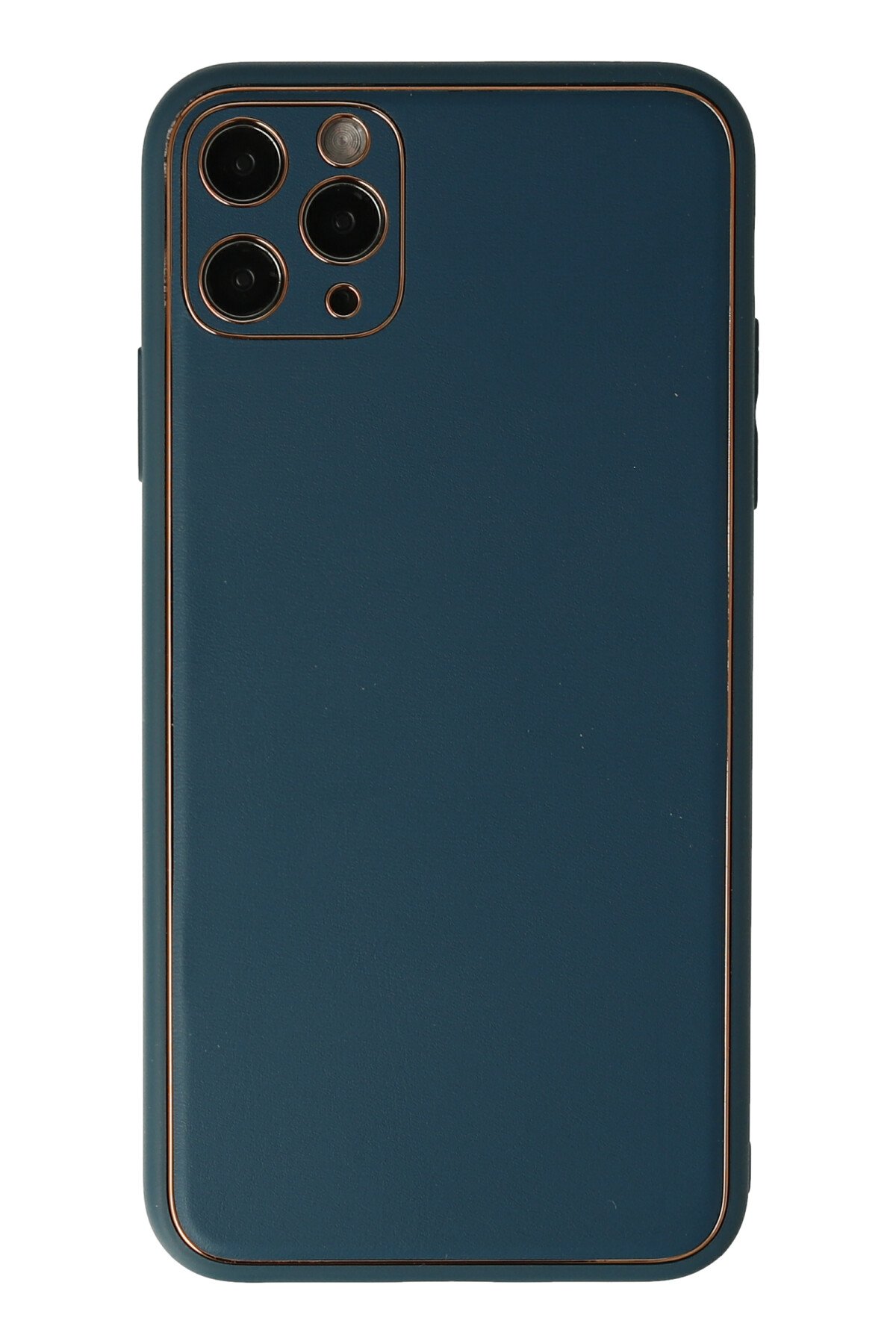 Newface iPhone 11 Pro Kılıf Lüx Çift Renkli Silikon - Mor