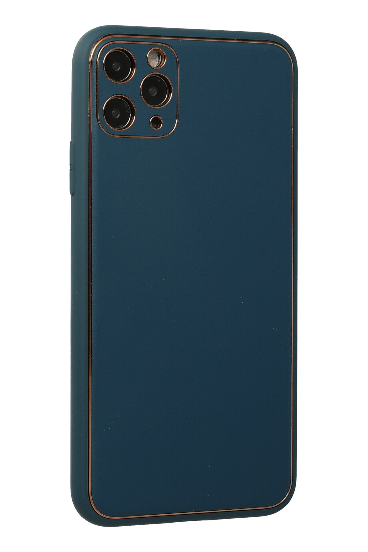 Newface iPhone 11 Pro Kılıf Lüx Çift Renkli Silikon - Mor