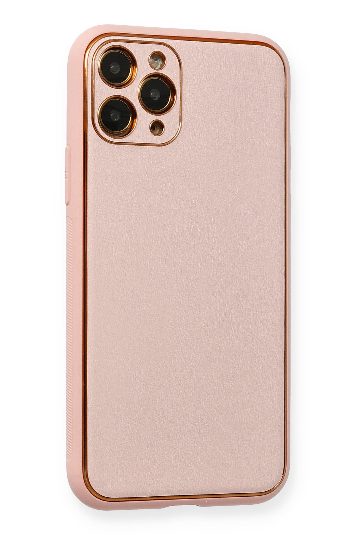Newface iPhone 11 Pro Renkli Kamera Lens Koruma Cam - Sarı-Turuncu