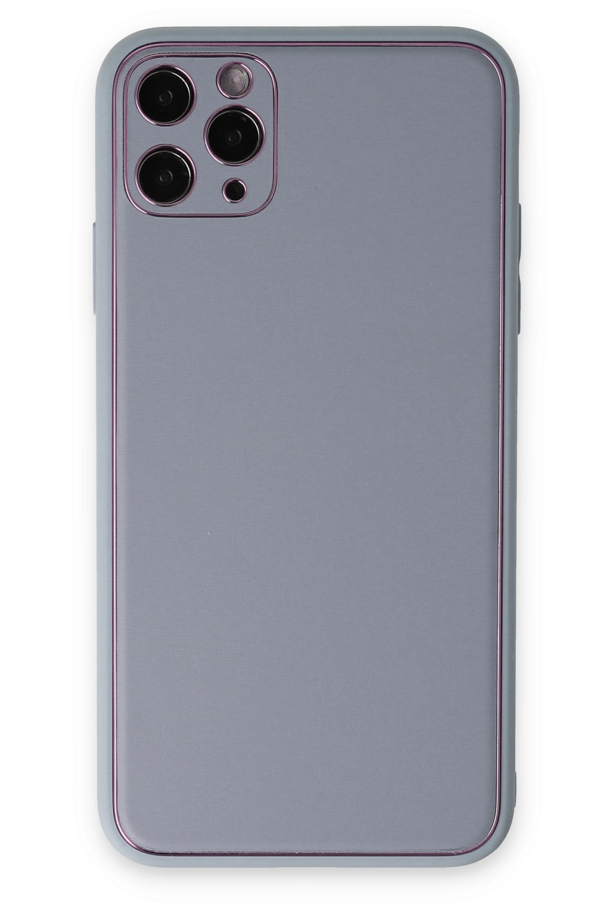 Newface iPhone 11 Pro Kılıf Kelvin Kartvizitli Silikon - Derin Mor