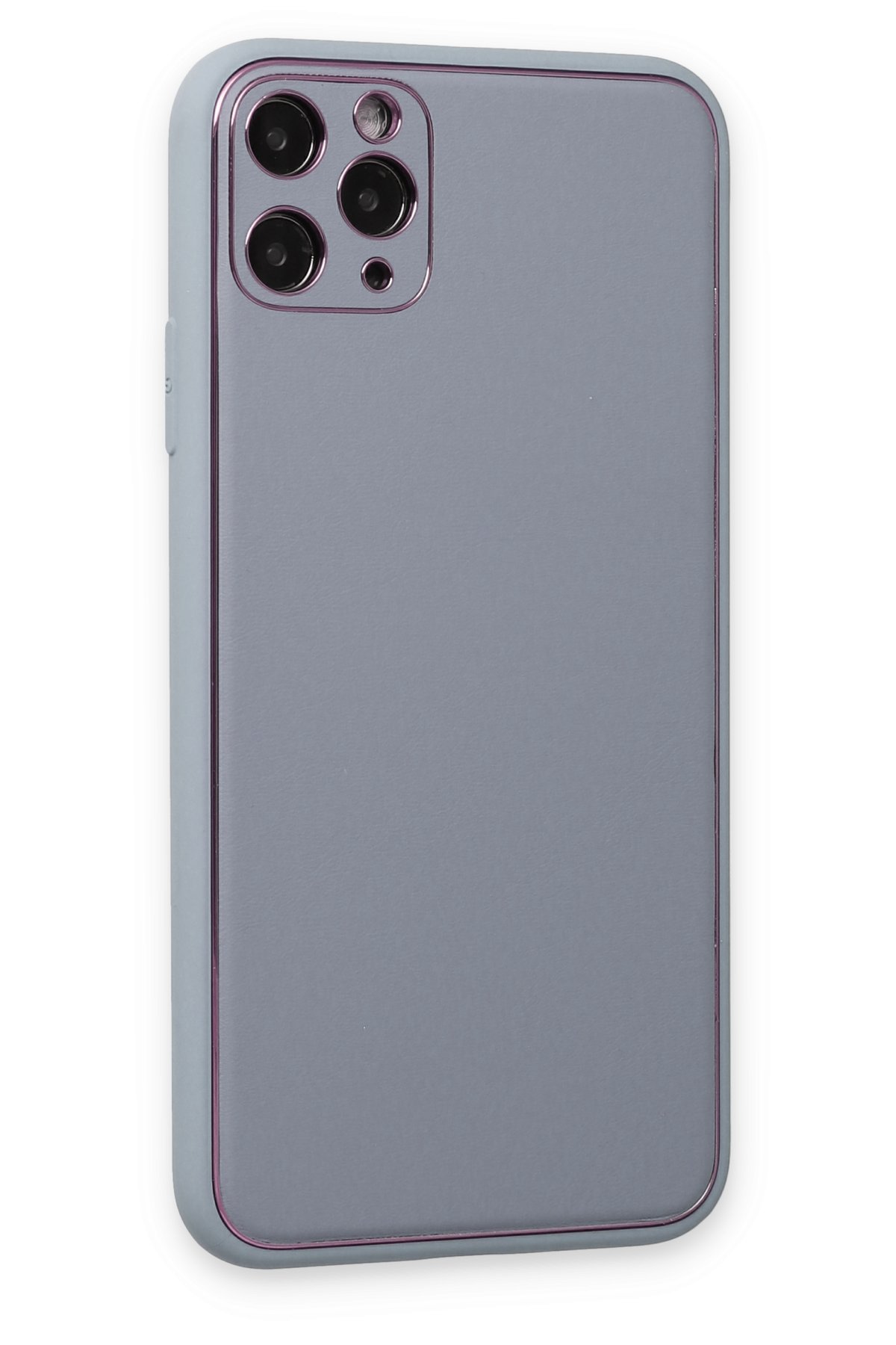 Newface iPhone 11 Pro Kılıf Kelvin Kartvizitli Silikon - Derin Mor