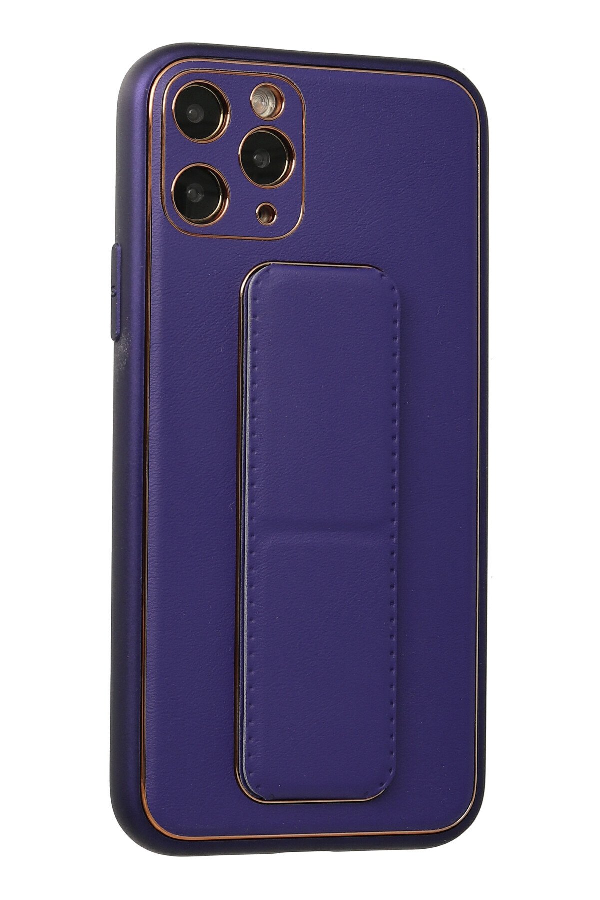 Newface iPhone 11 Pro Kılıf Ebruli Lansman Silikon - Beyaz-Siyah