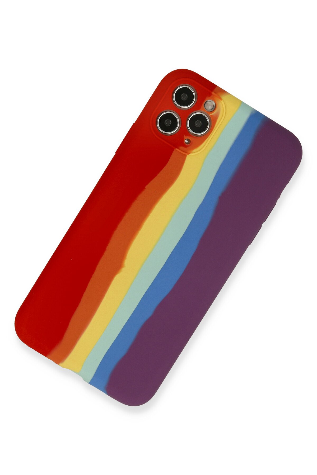 Newface iPhone 11 Pro Kılıf Montreal Yüzüklü Silikon Kapak - Buz Mavi