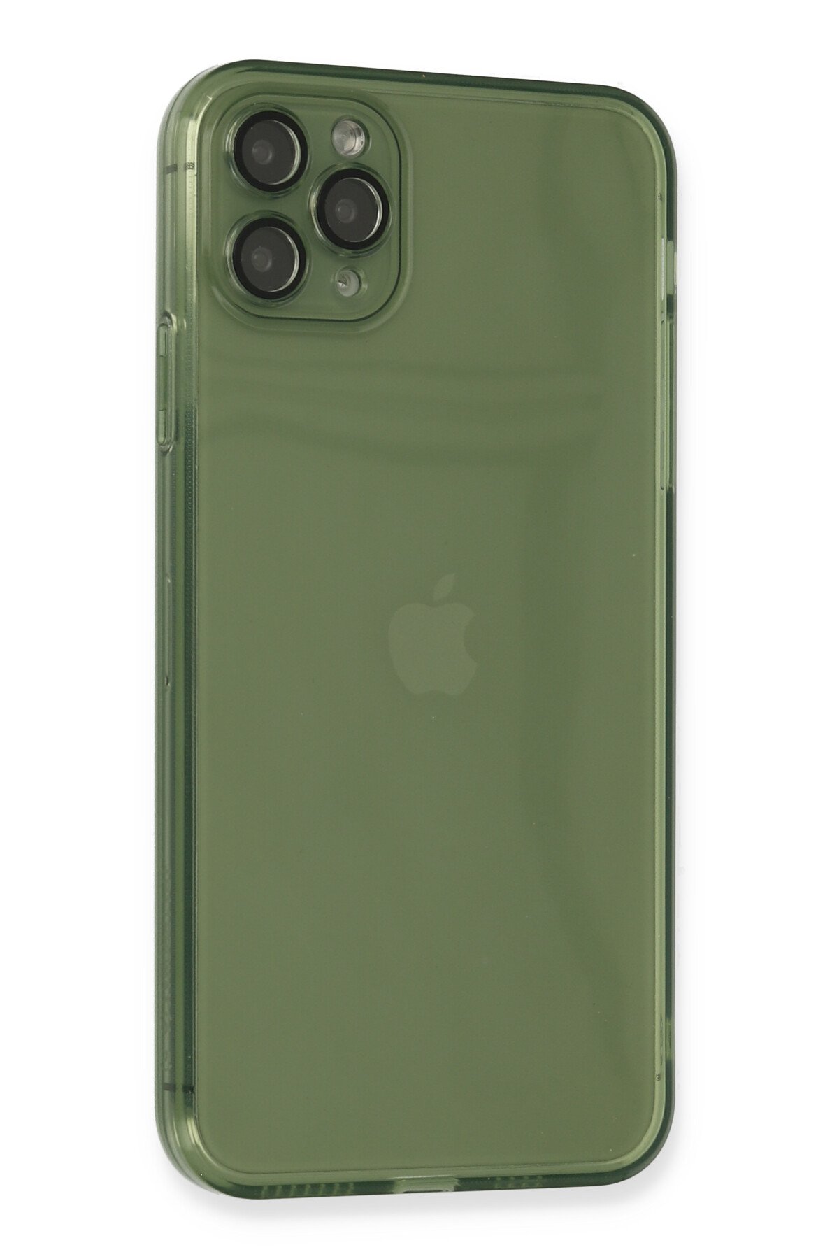 Newface iPhone 11 Pro Kılıf Range Yüzüklü Silikon - Siyah-Kırmızı