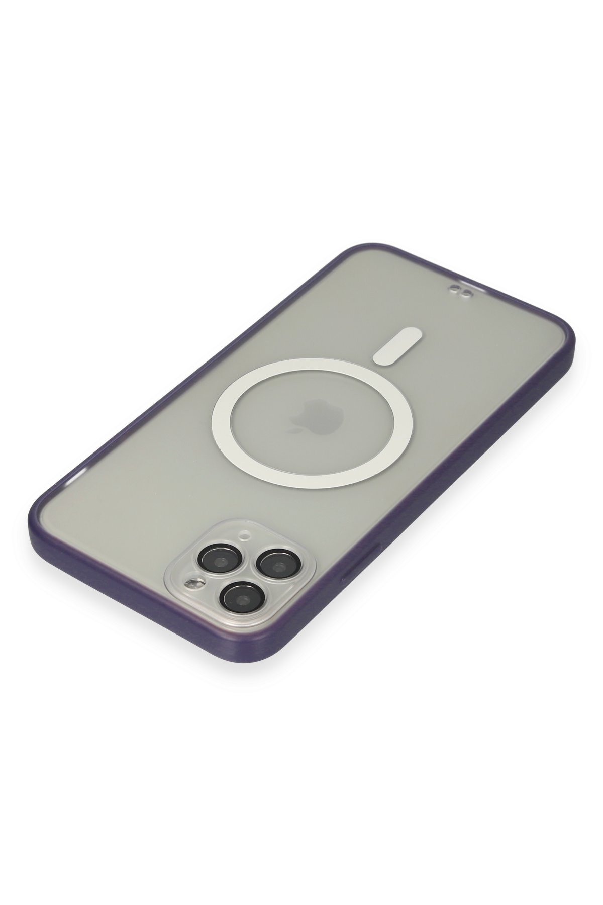 Newface iPhone 11 Pro Kılıf Razer Lensli Silikon - Açık Mavi