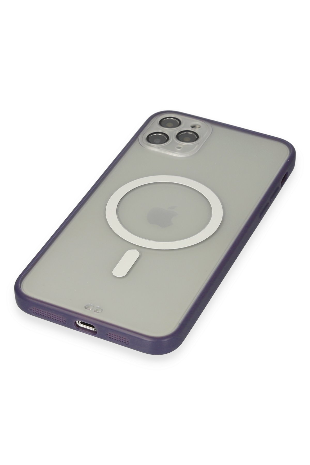 Newface iPhone 11 Pro Kılıf Razer Lensli Silikon - Açık Mavi