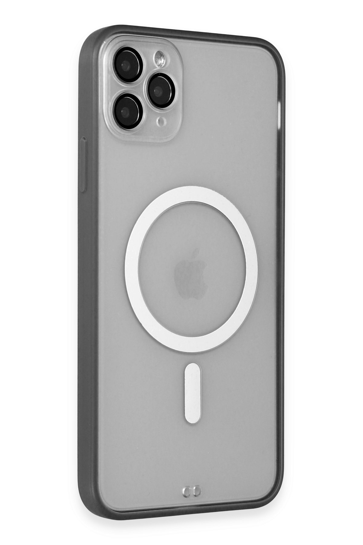 Newface iPhone 11 Pro Kılıf Palm Buzlu Kamera Sürgülü Silikon - Siyah