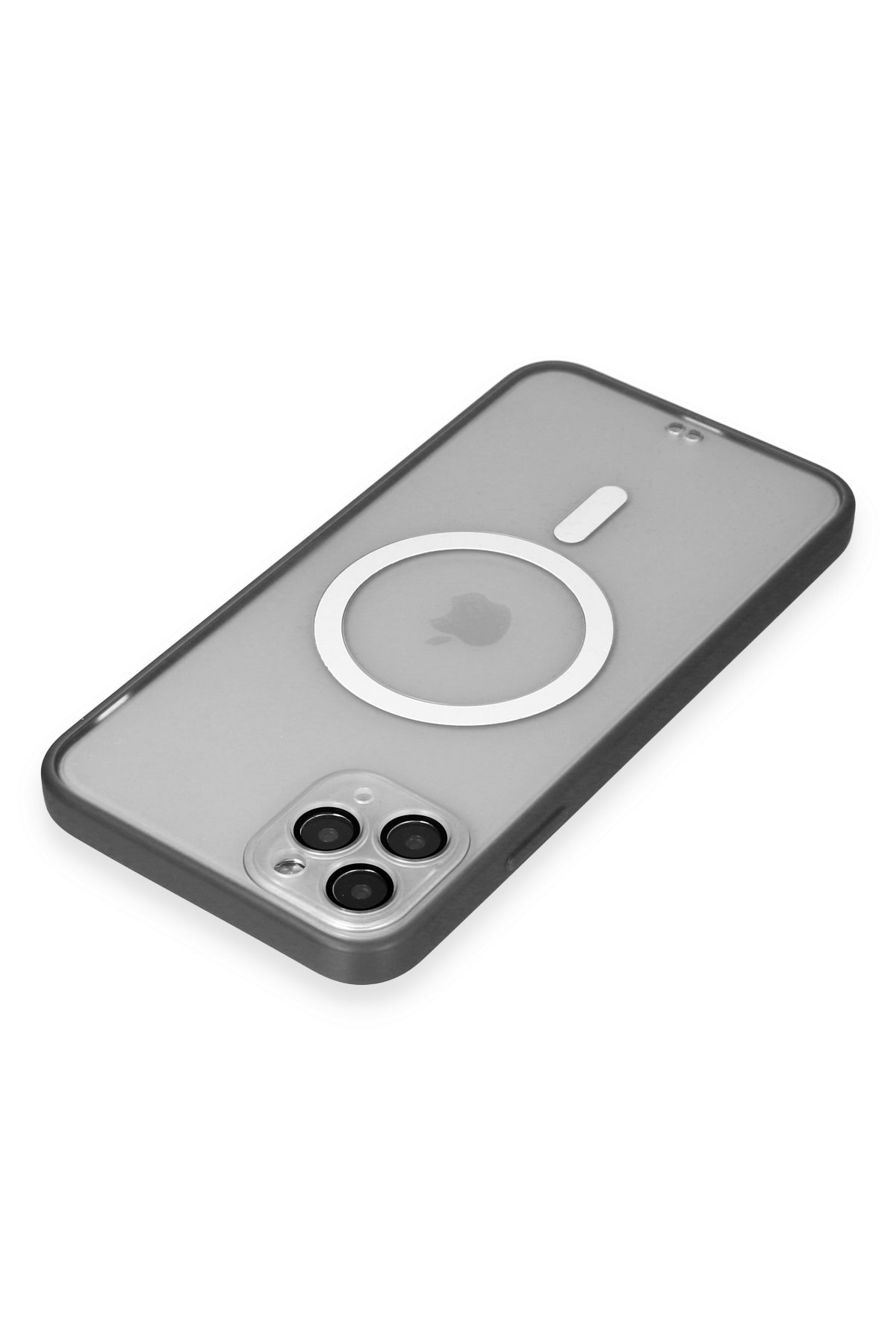 Newface iPhone 11 Pro Kılıf Palm Buzlu Kamera Sürgülü Silikon - Siyah