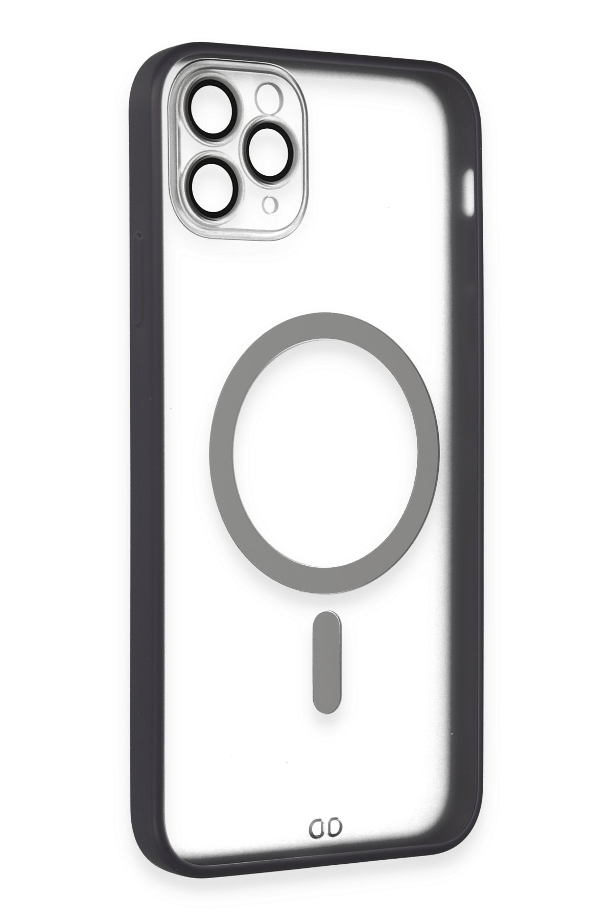 Newface iPhone 11 Pro Kılıf Palm Buzlu Kamera Sürgülü Silikon - Siyah