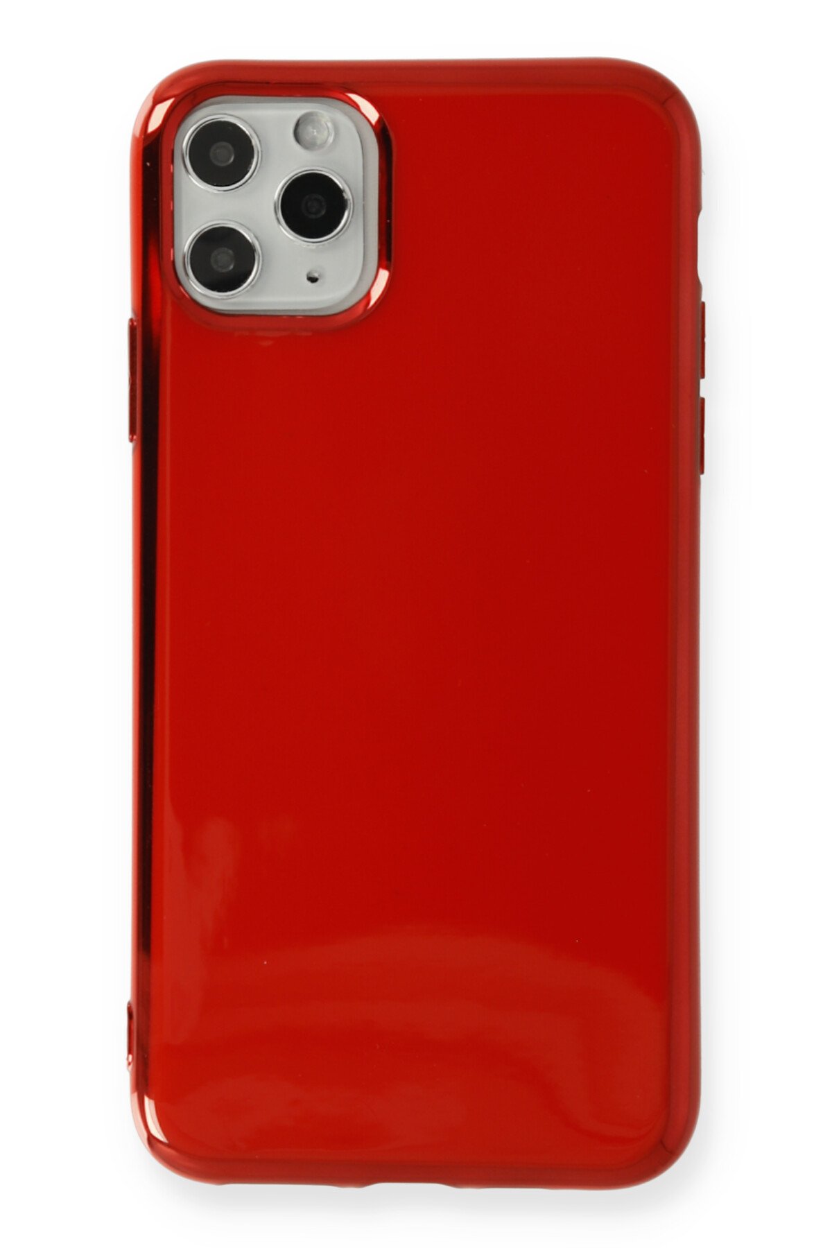 Newface iPhone 11 Pro Kılıf Nano içi Kadife Silikon - Pudra