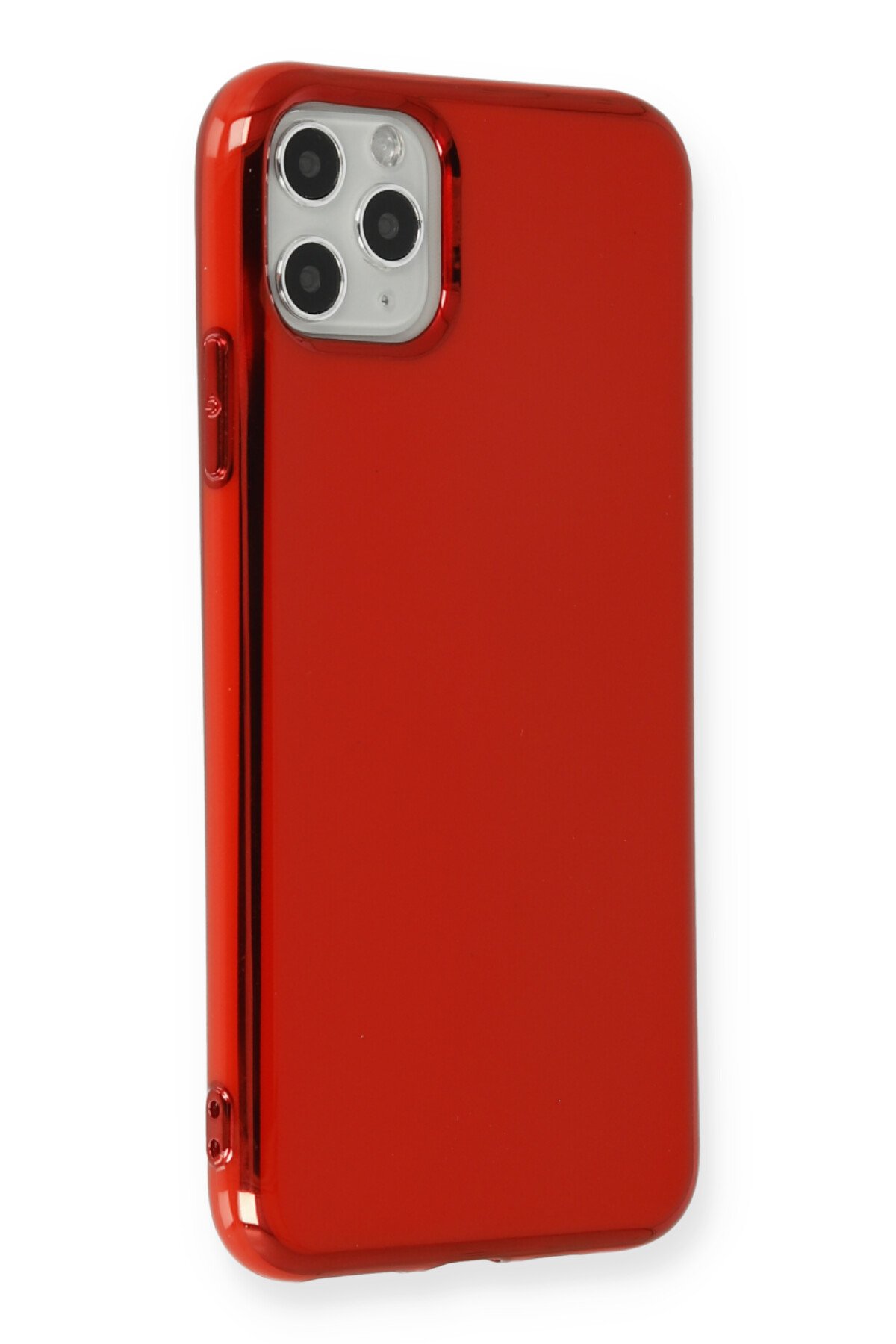 Newface iPhone 11 Pro Kılıf Nano içi Kadife Silikon - Pudra