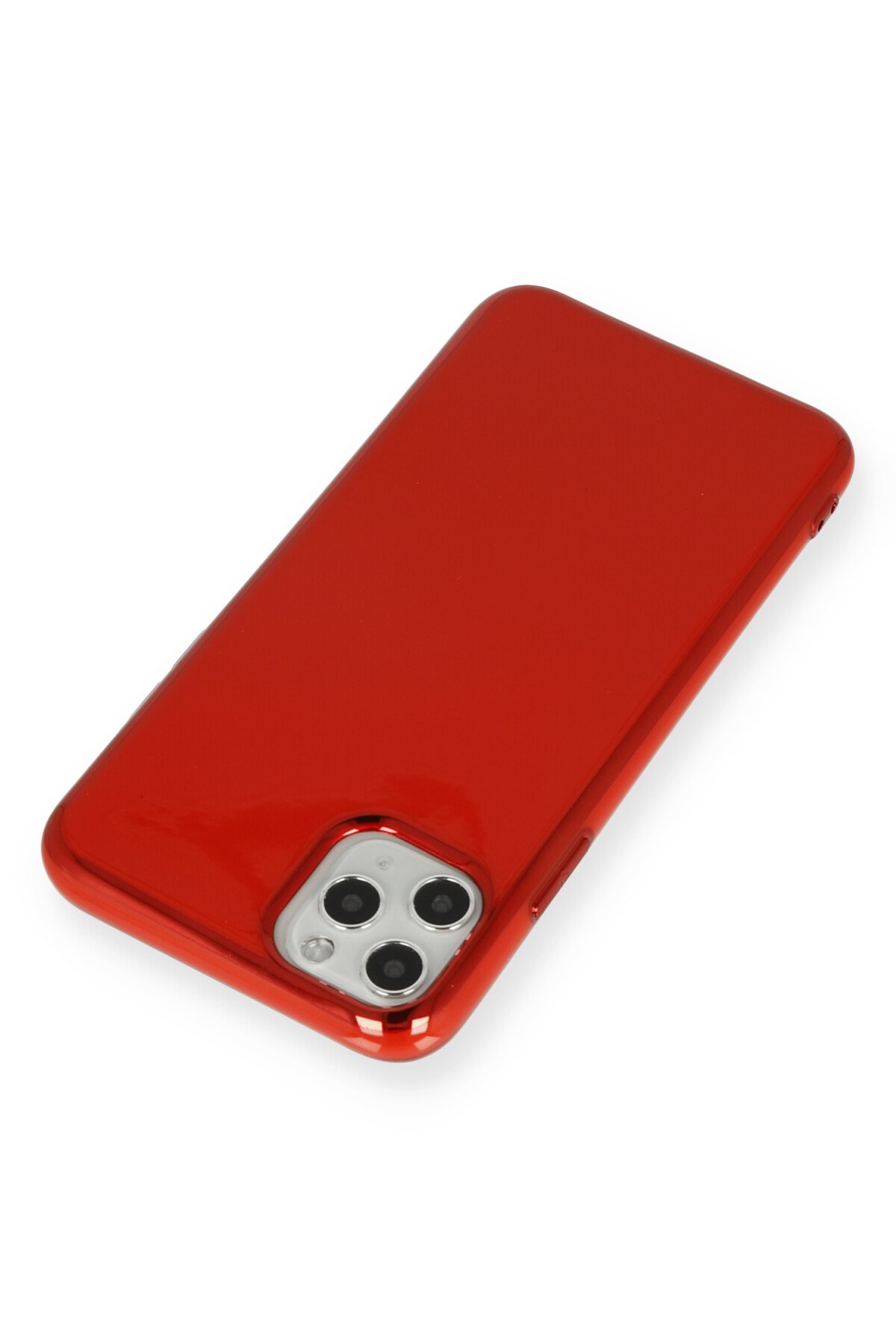 Newface iPhone 11 Pro Kılıf Nano içi Kadife Silikon - Pudra