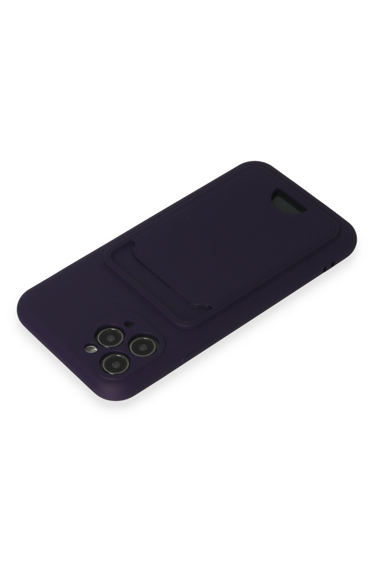 Newface iPhone 11 Pro Kılıf Razer Lensli Silikon - Mor