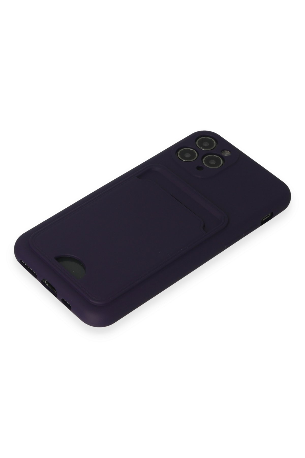 Newface iPhone 11 Pro Kılıf Razer Lensli Silikon - Mor