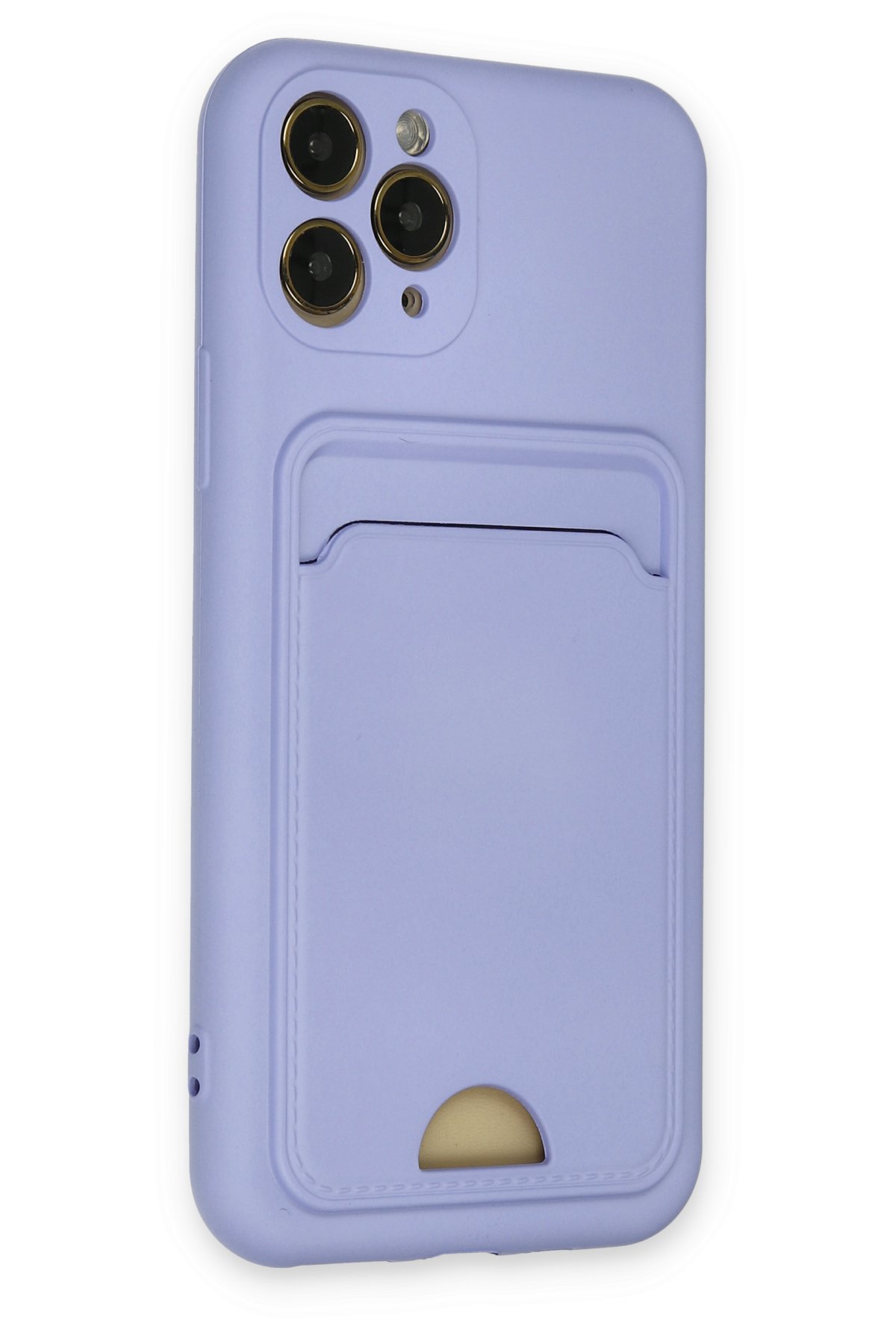 Newface iPhone 11 Pro Kılıf Zegna Yüzüklü Silikon Kapak - Siyah