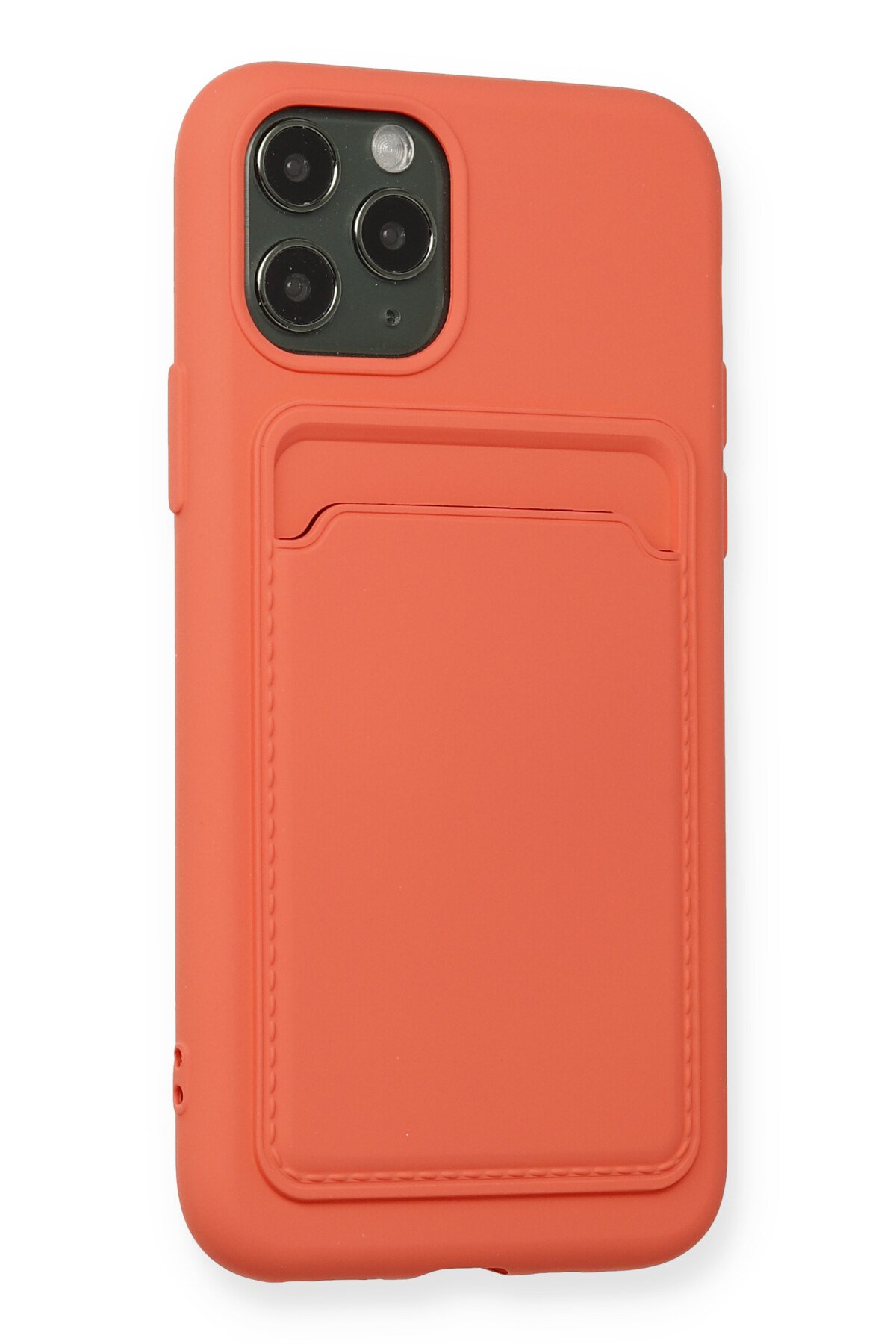 Newface iPhone 11 Pro Kılıf Coco Deri Standlı Kapak - Pembe