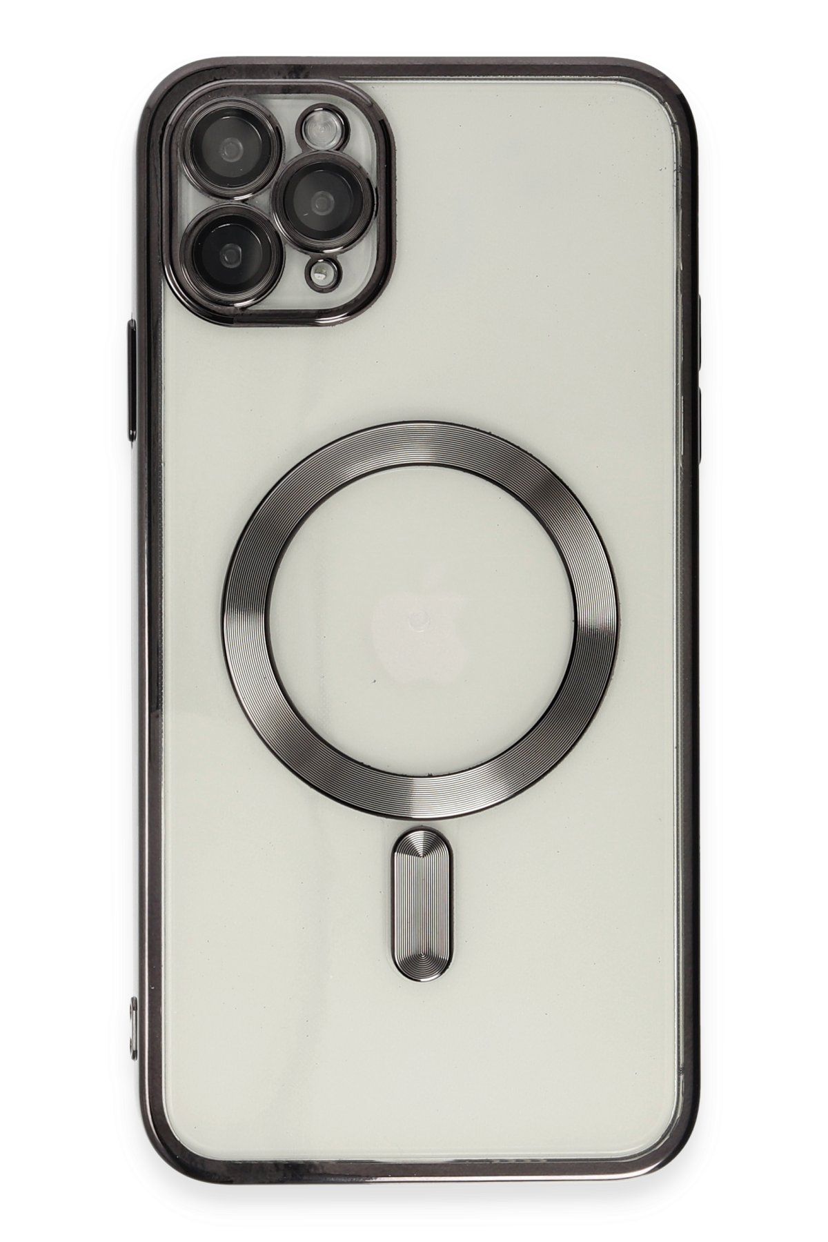 Newface iPhone 11 Pro Renkli Kamera Lens Koruma Cam - Yeşil-Sarı