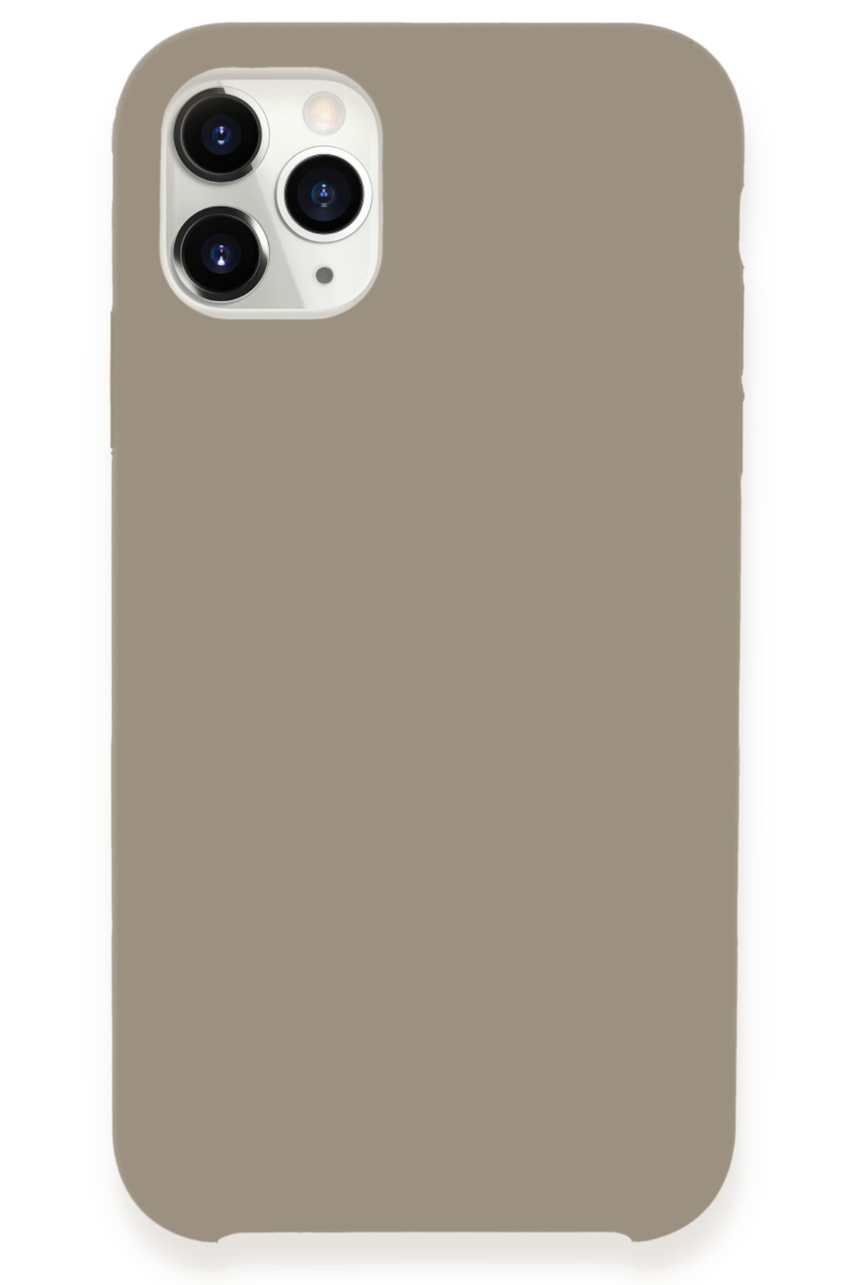 Newface iPhone 11 Pro Kılıf Miami Şeffaf Silikon - Gri