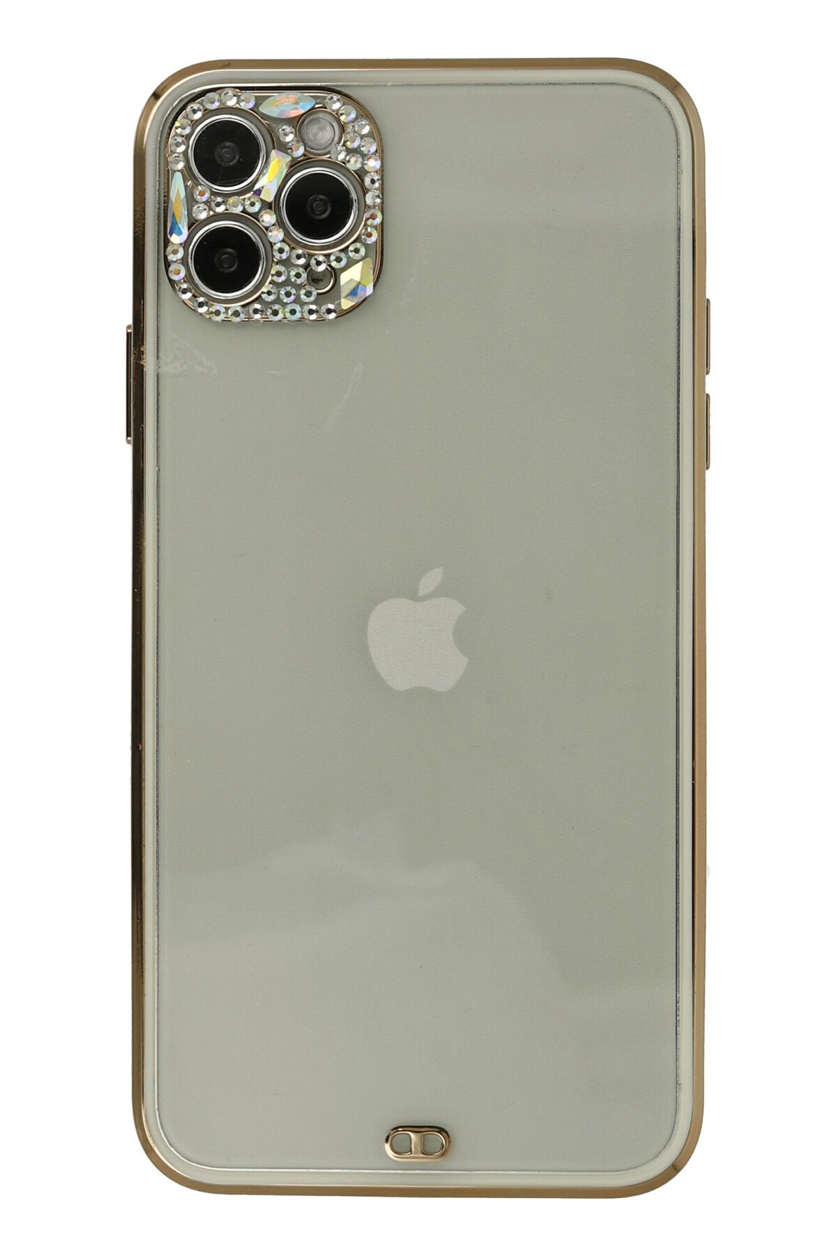 Newface iPhone 11 Pro Kılıf Zegna Yüzüklü Silikon Kapak - Gümüş