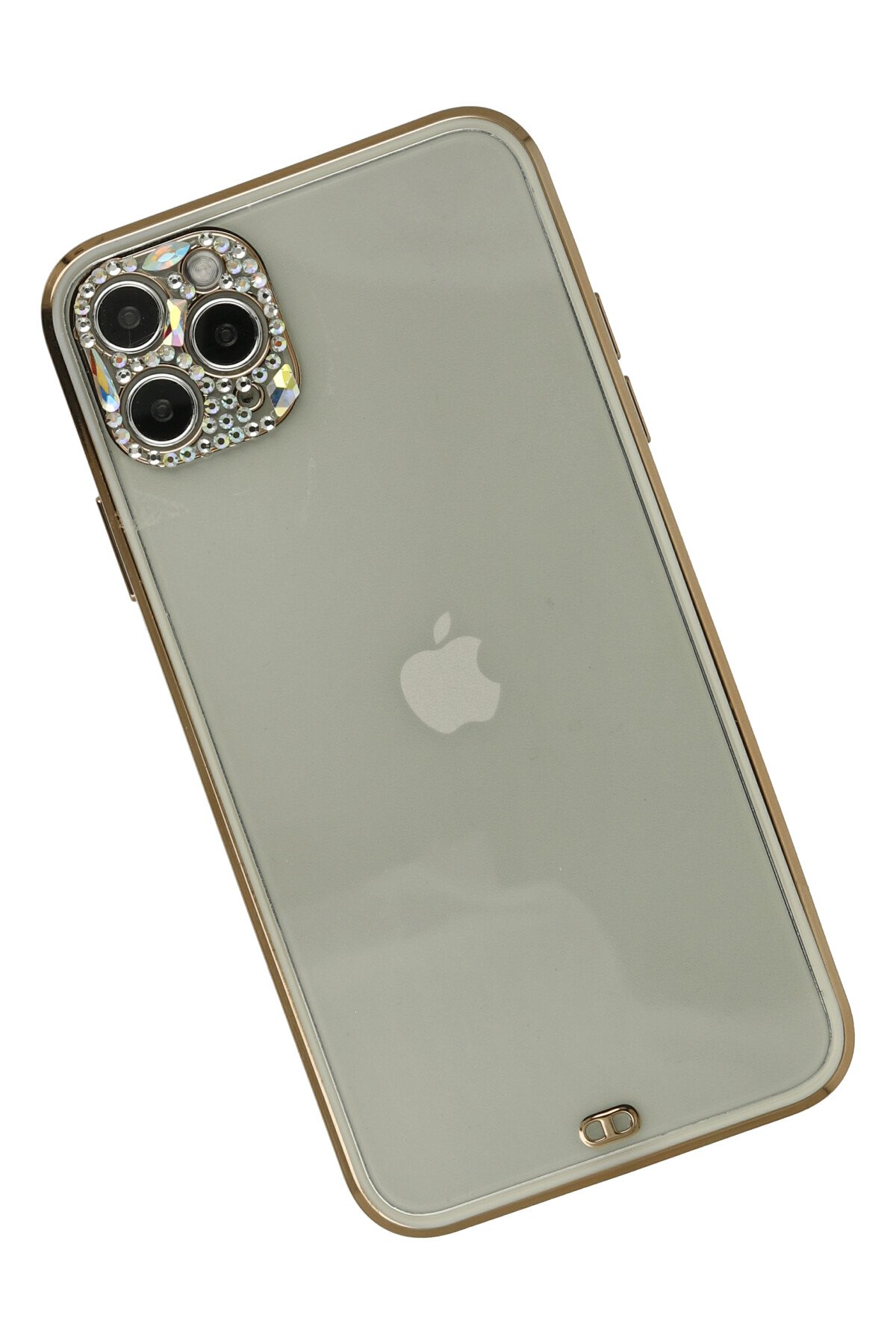 Newface iPhone 11 Pro Kılıf Zegna Yüzüklü Silikon Kapak - Gümüş