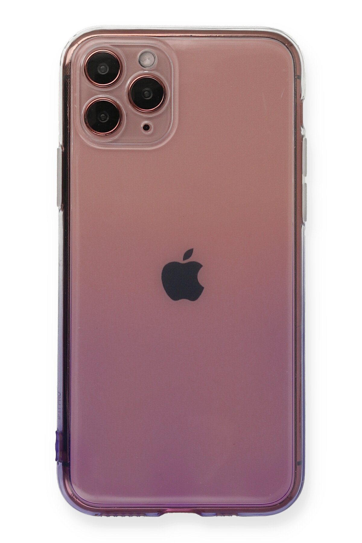 Newface iPhone 11 Pro Kılıf Zegna Yüzüklü Silikon Kapak - Mavi
