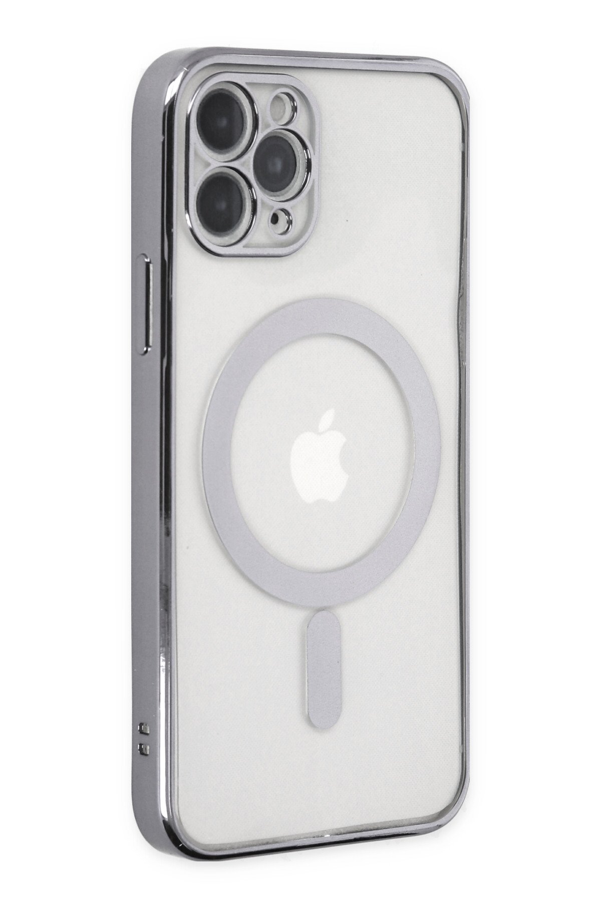 Newface iPhone 11 Pro Kılıf Zegna Yüzüklü Silikon Kapak - Mavi