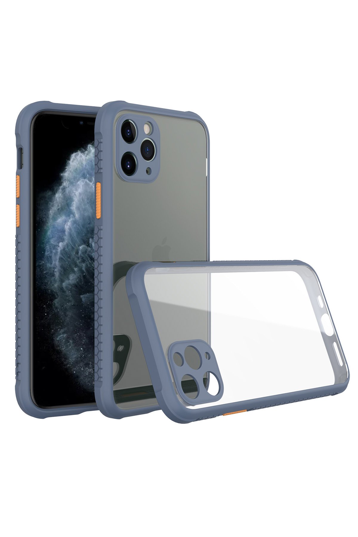 Newface iPhone 11 Pro Kılıf Platin Silikon - Lila