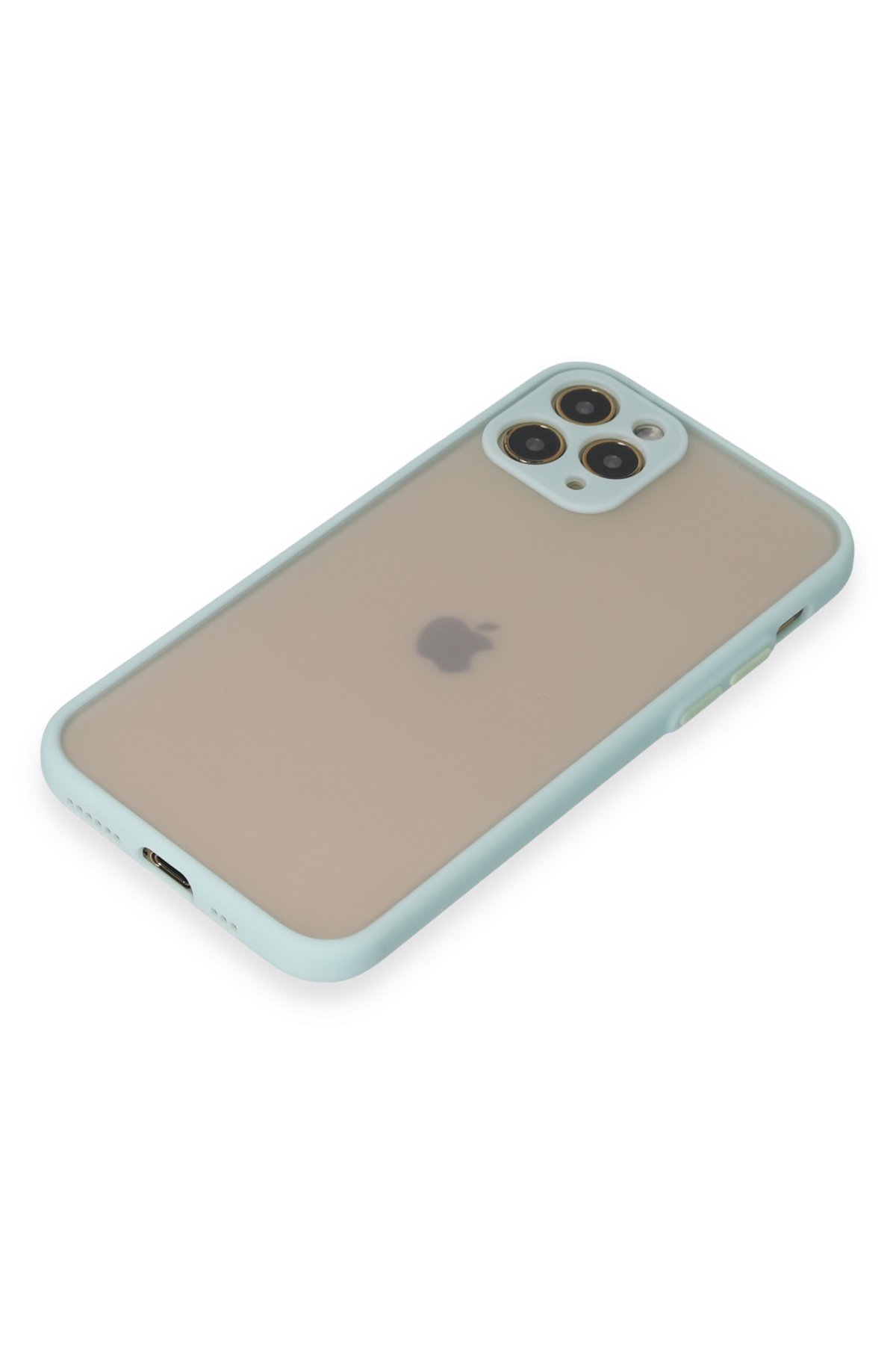 Newface iPhone 11 Pro Kılıf Razer Lensli Silikon - Mor