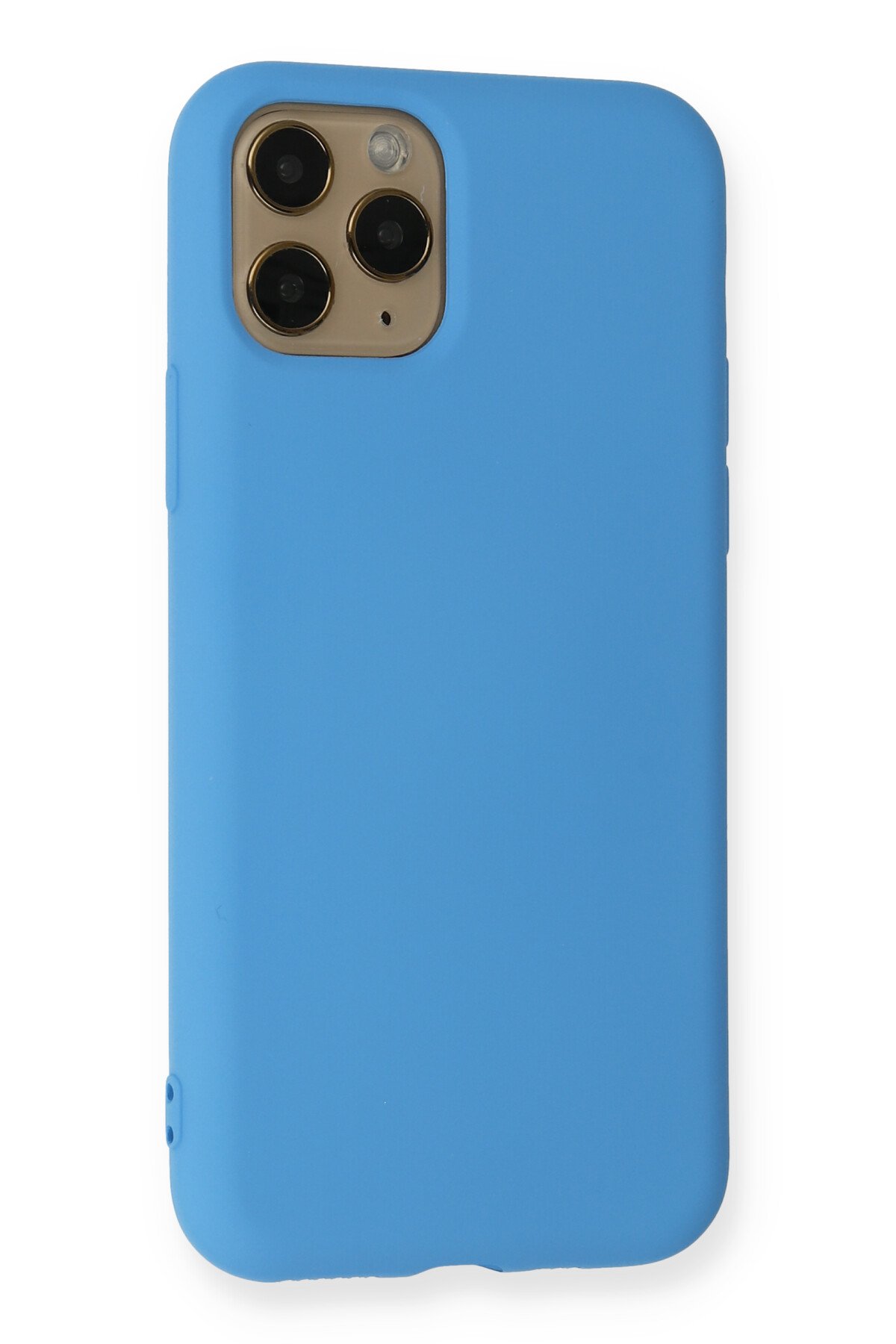 Newface iPhone 11 Pro Kılıf Ebruli Lansman Silikon - Beyaz-Gri