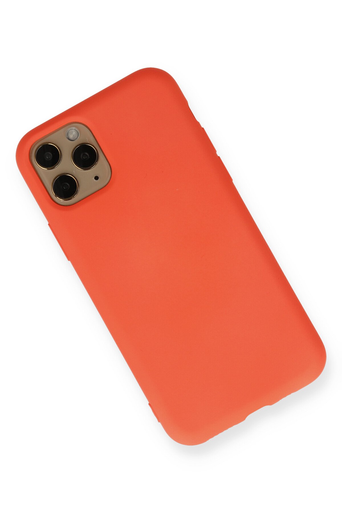 Newface iPhone 11 Pro Kılıf Nano içi Kadife Silikon - Gri