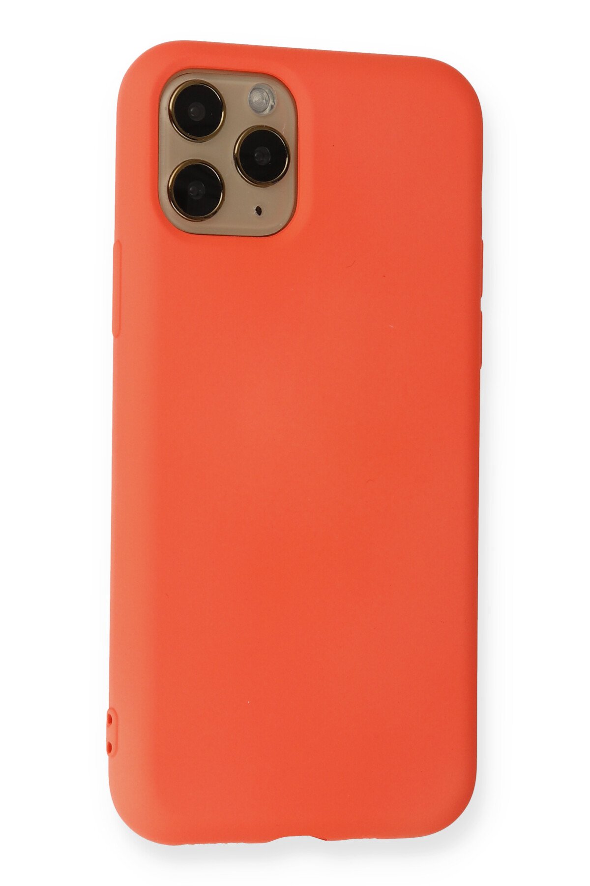 Newface iPhone 11 Pro Kılıf Nano içi Kadife Silikon - Gri