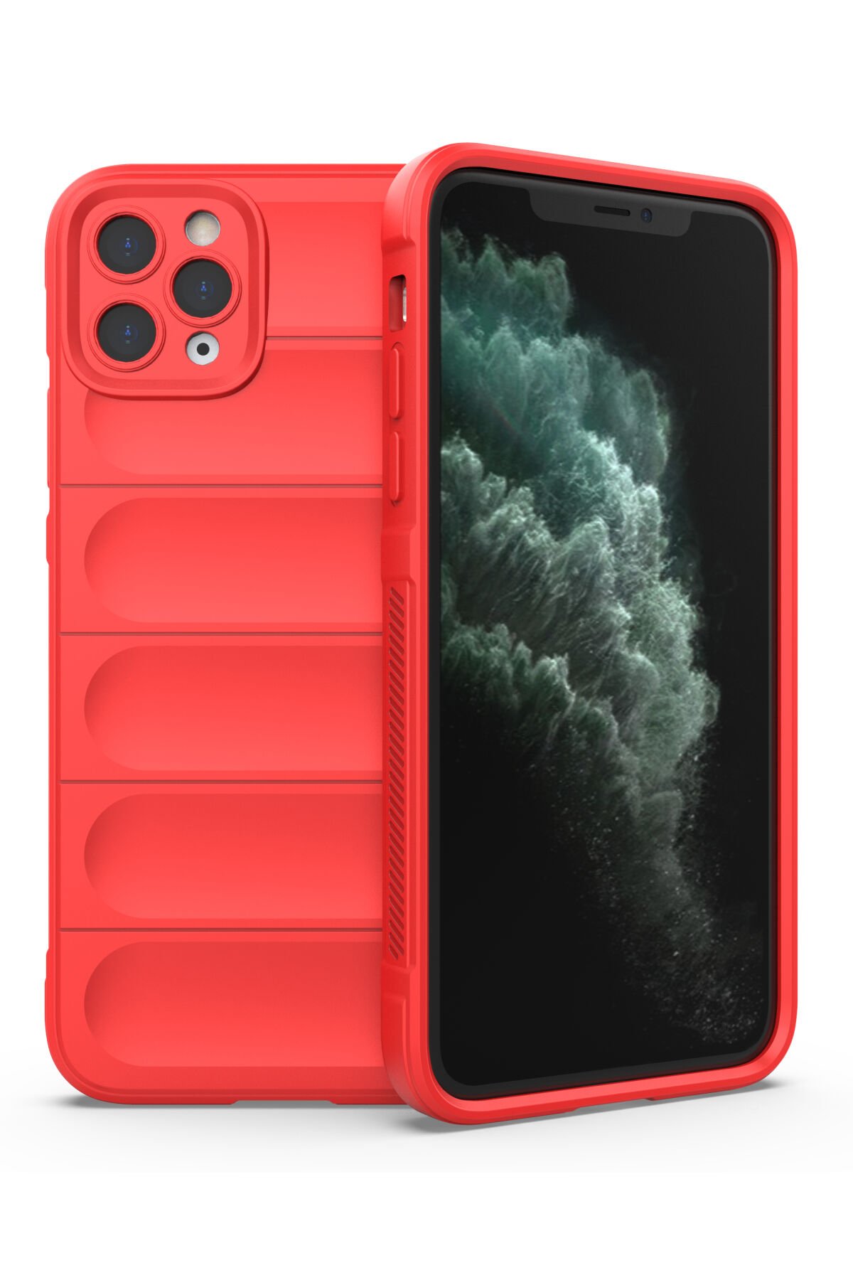 Newface iPhone 11 Pro Kılıf Nano içi Kadife Silikon - Mavi