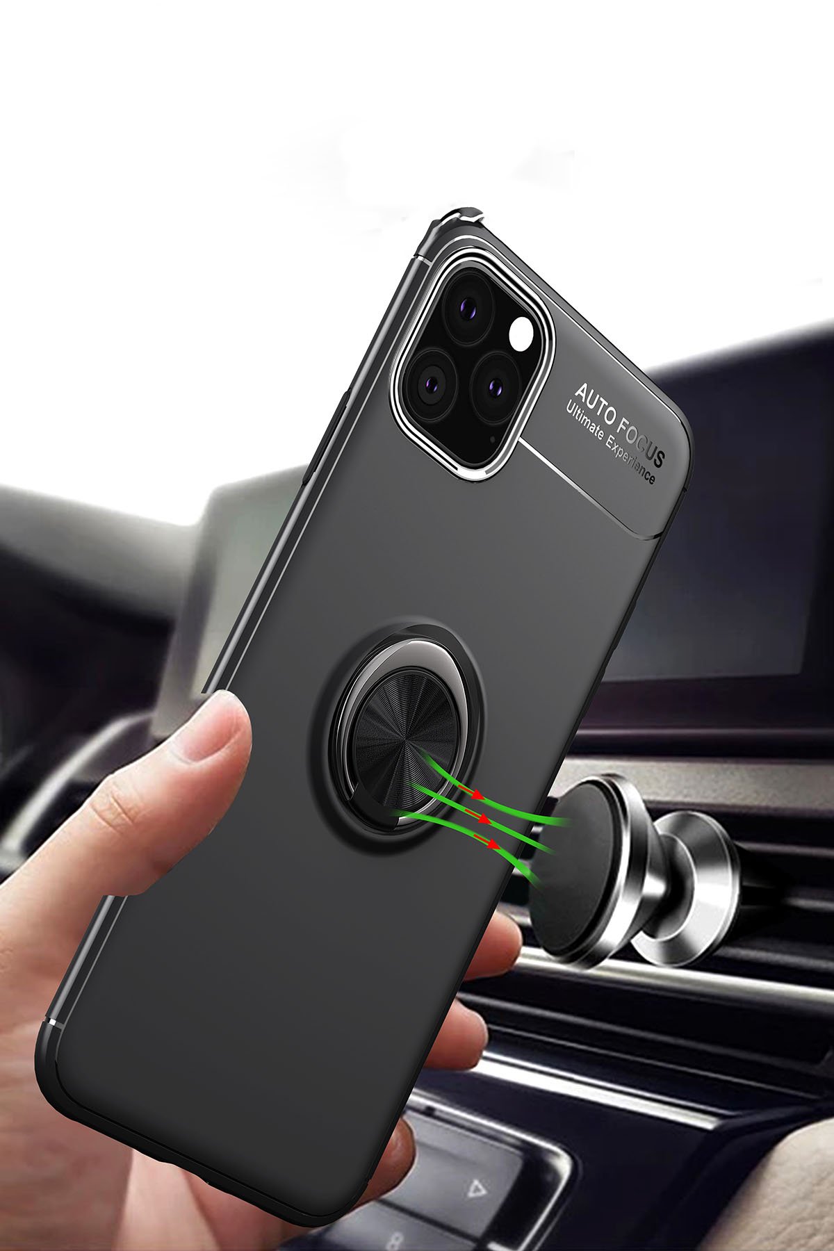 Newface iPhone 11 Pro Kılıf Nano içi Kadife Silikon - Mavi