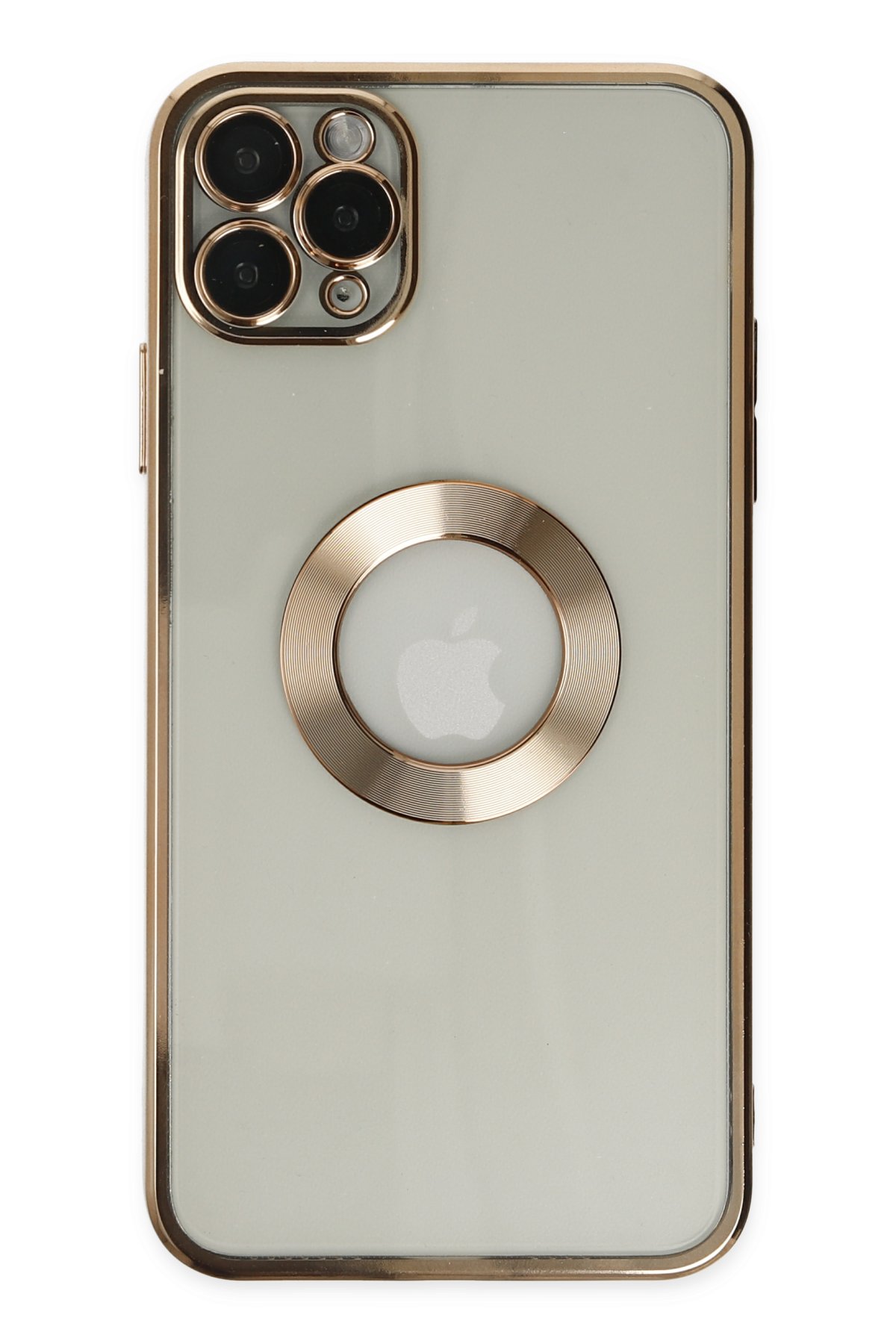 Newface iPhone 11 Pro Neon Fosforlu Kamera Lens - Turuncu