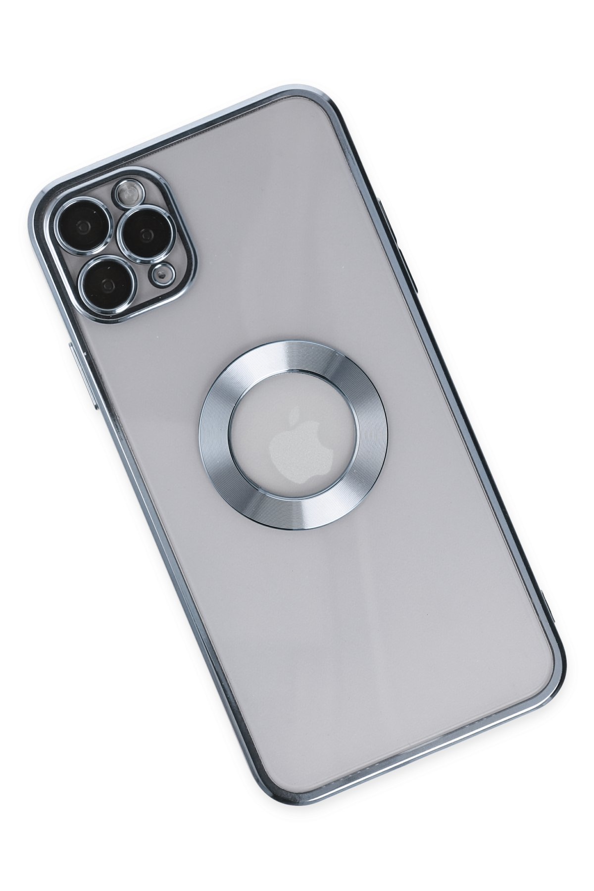 Newface iPhone 11 Pro Kılıf Loop Deri Silikon - Lacivert