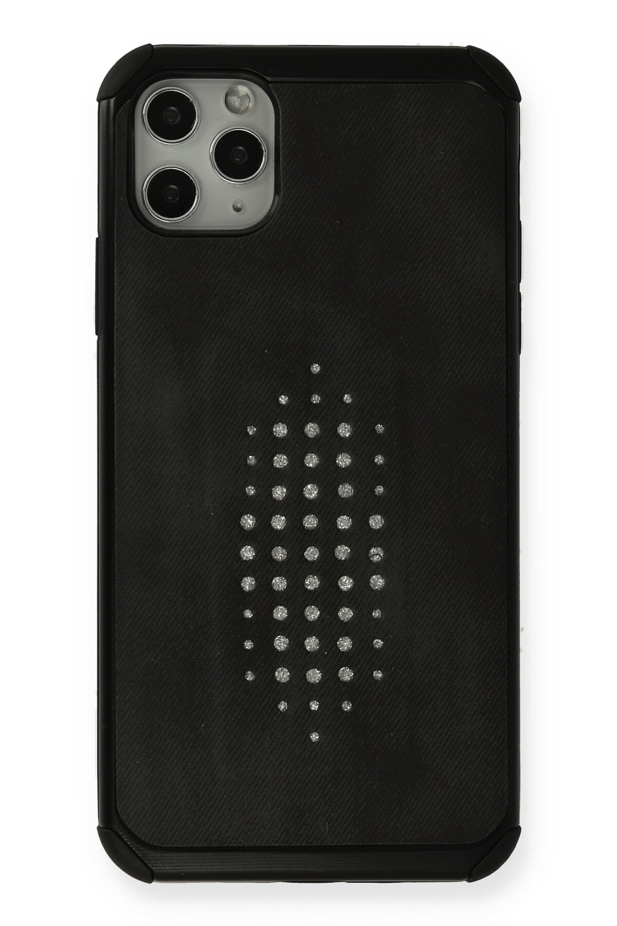 Newface iPhone 11 Pro Max Kılıf Platin Silikon - Lacivert
