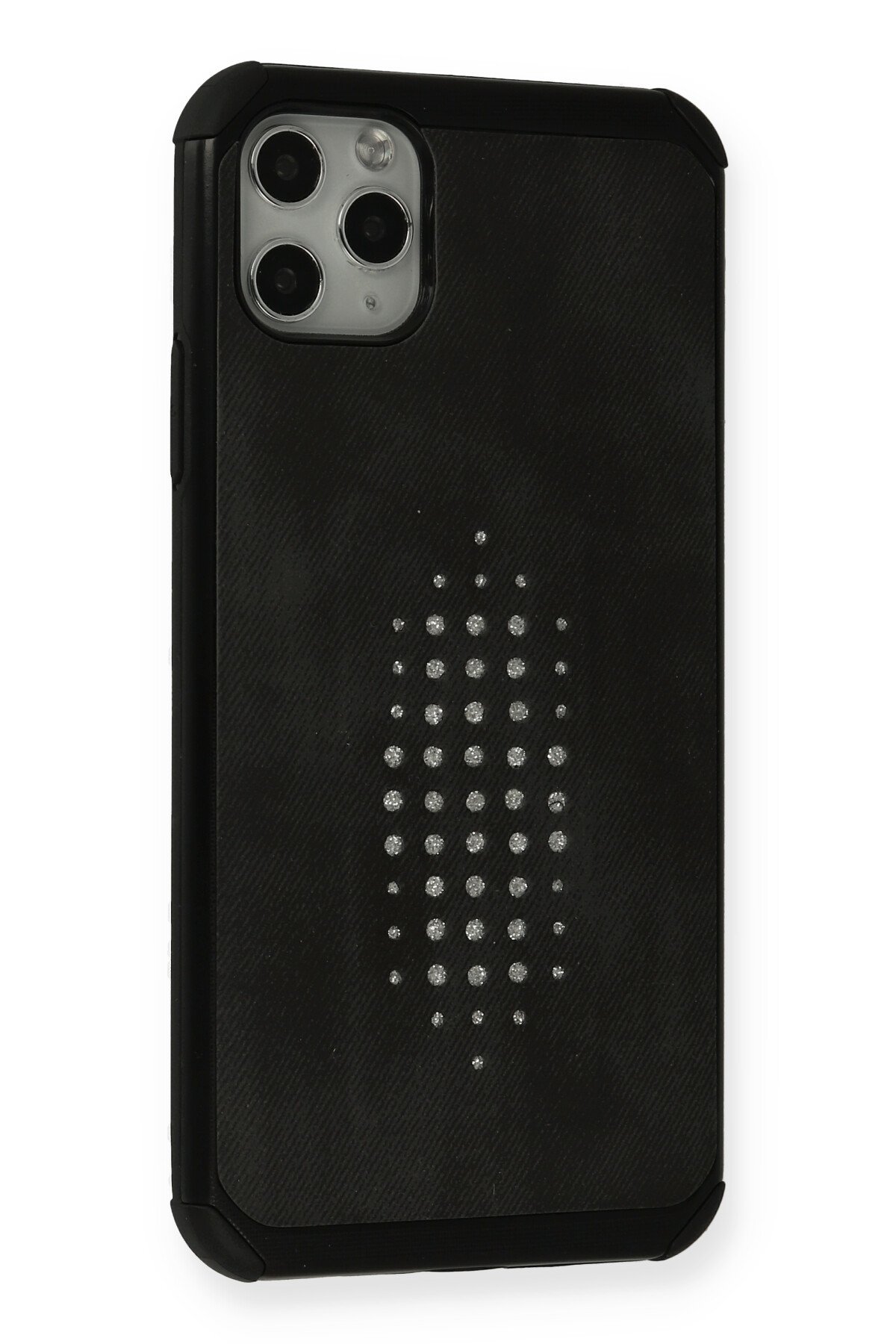 Newface iPhone 11 Pro Max Kılıf Platin Silikon - Lacivert