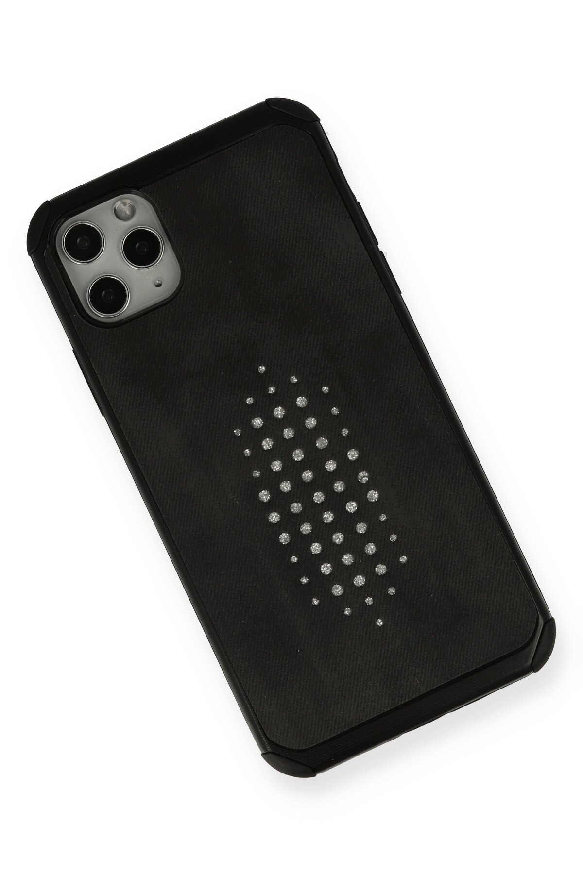Newface iPhone 11 Pro Max Kılıf Platin Silikon - Lacivert