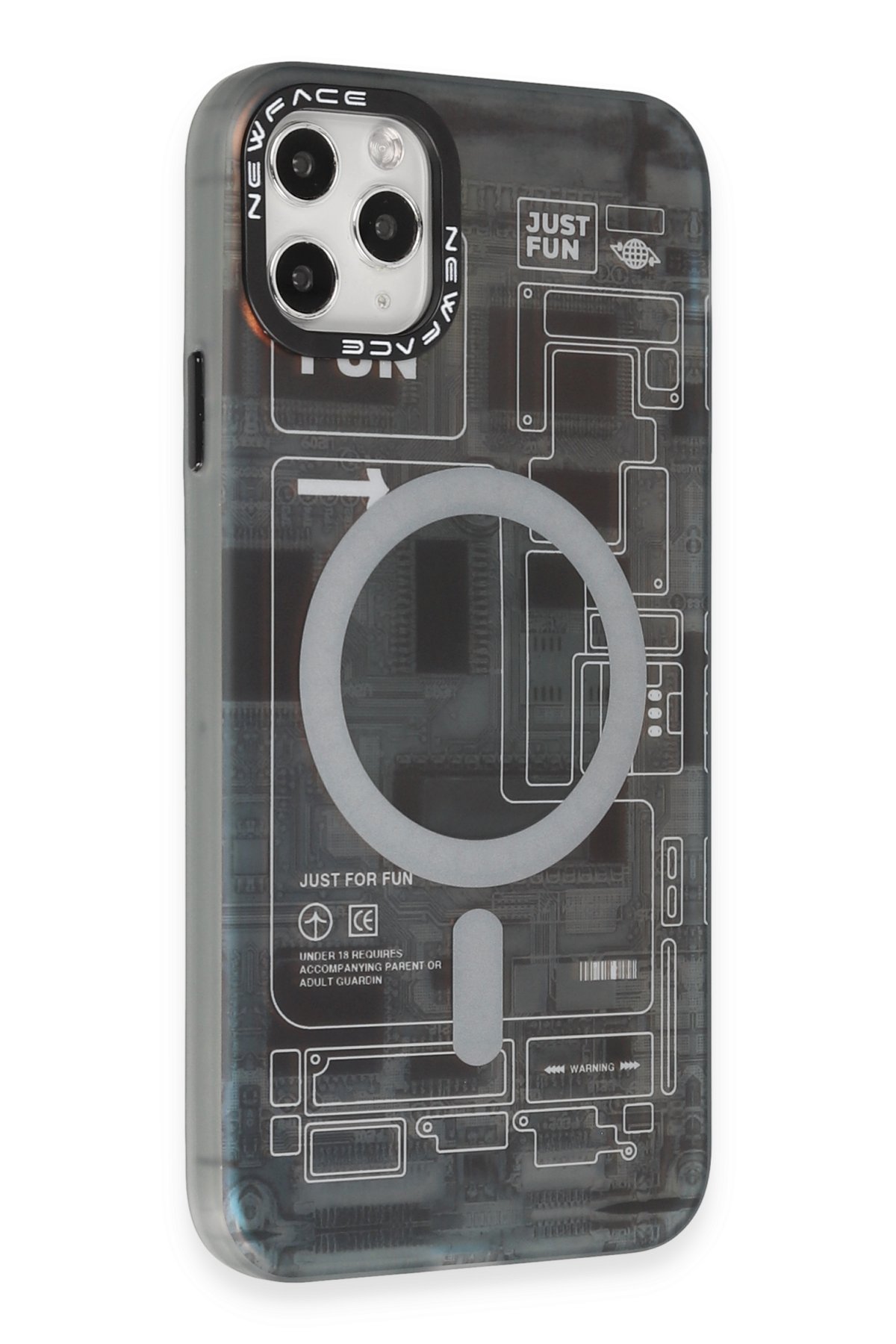Newface iPhone 11 Pro Kılıf Lansman Legant Silikon - Bordo